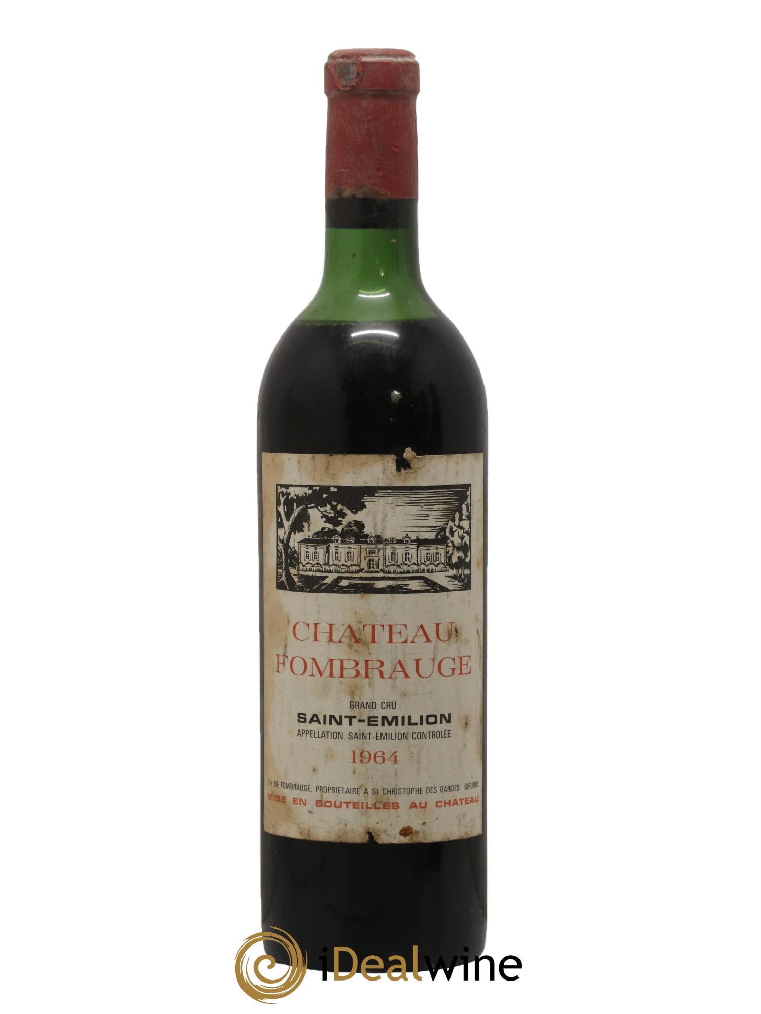 Château Fombrauge Grand Cru Classé 1964 - Lot de 1 bouteille - 0