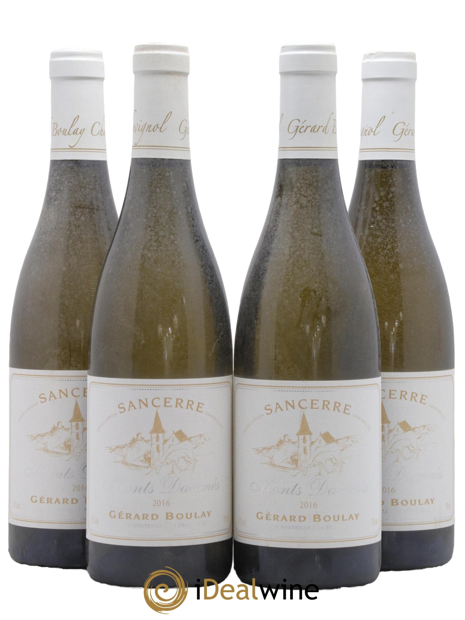 Sancerre Monts Damnés Gérard Boulay 2016 - Lot de 4 bouteilles - 0