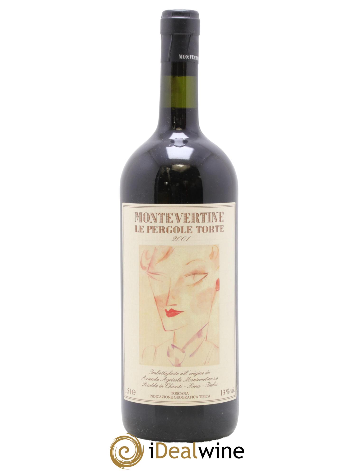 Toscana IGT Montevertine Le Pergole Torte Famille Manetti 2001 - Posten von 1 Magnum - 1
