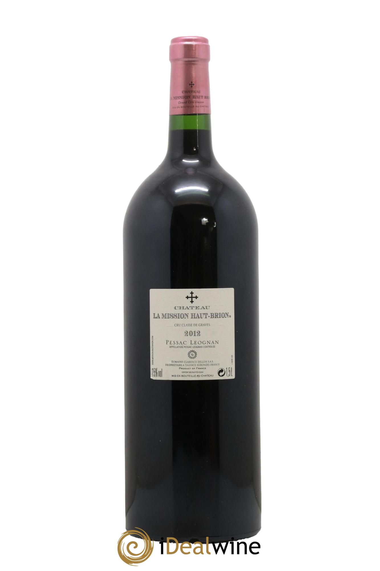 Château la Mission Haut-Brion Cru Classé de Graves 2012 - Lot de 1 magnum - 1