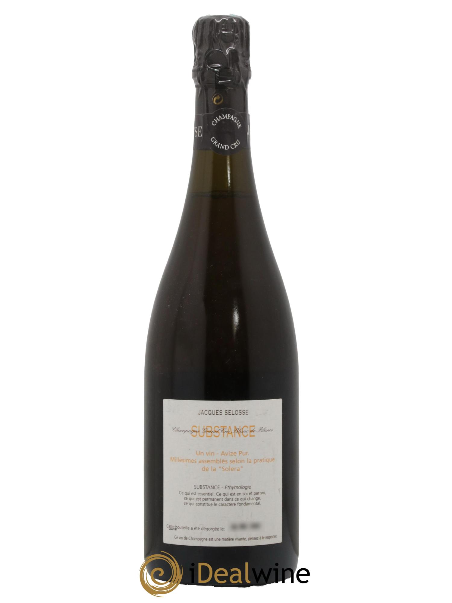 Substance Jacques Selosse - Lot de 1 bouteille - 1