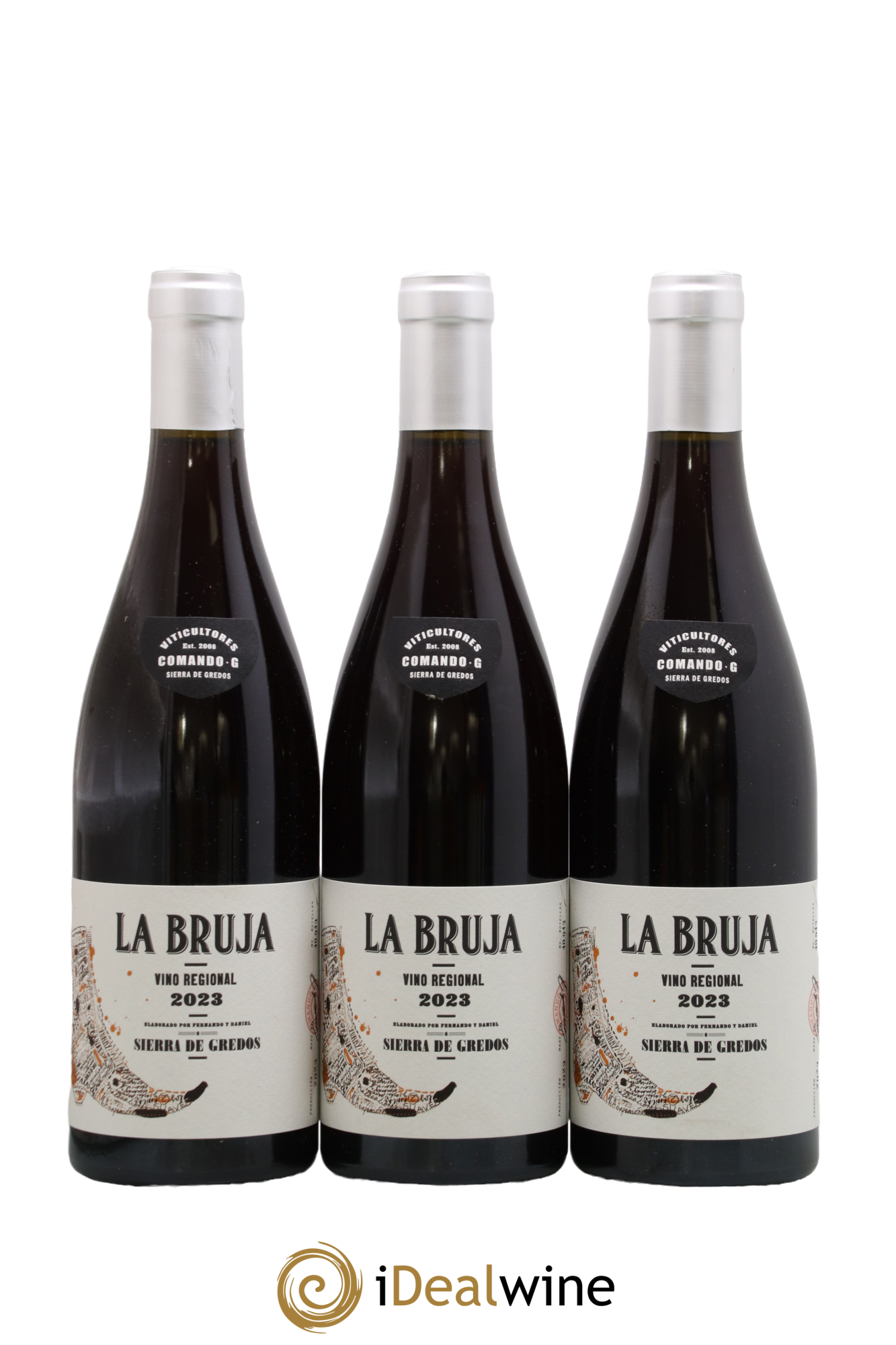 Vinos de Madrid DO Comando G La Bruja de Rozas 2023 - Lot de 3 bouteilles - 0