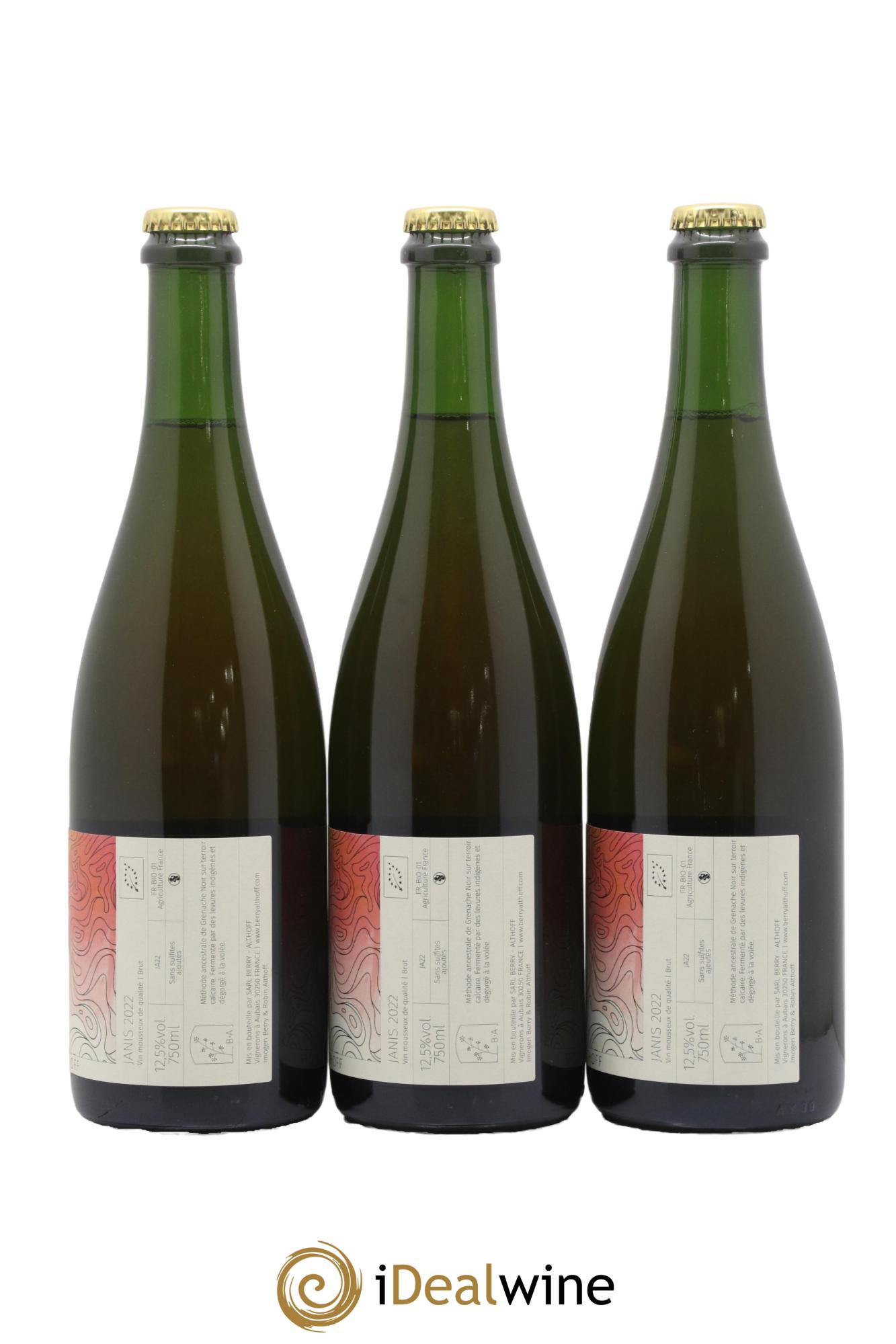 Vin de France Janis Berry-Althoff 2022 - Lot of 3 bottles - 1