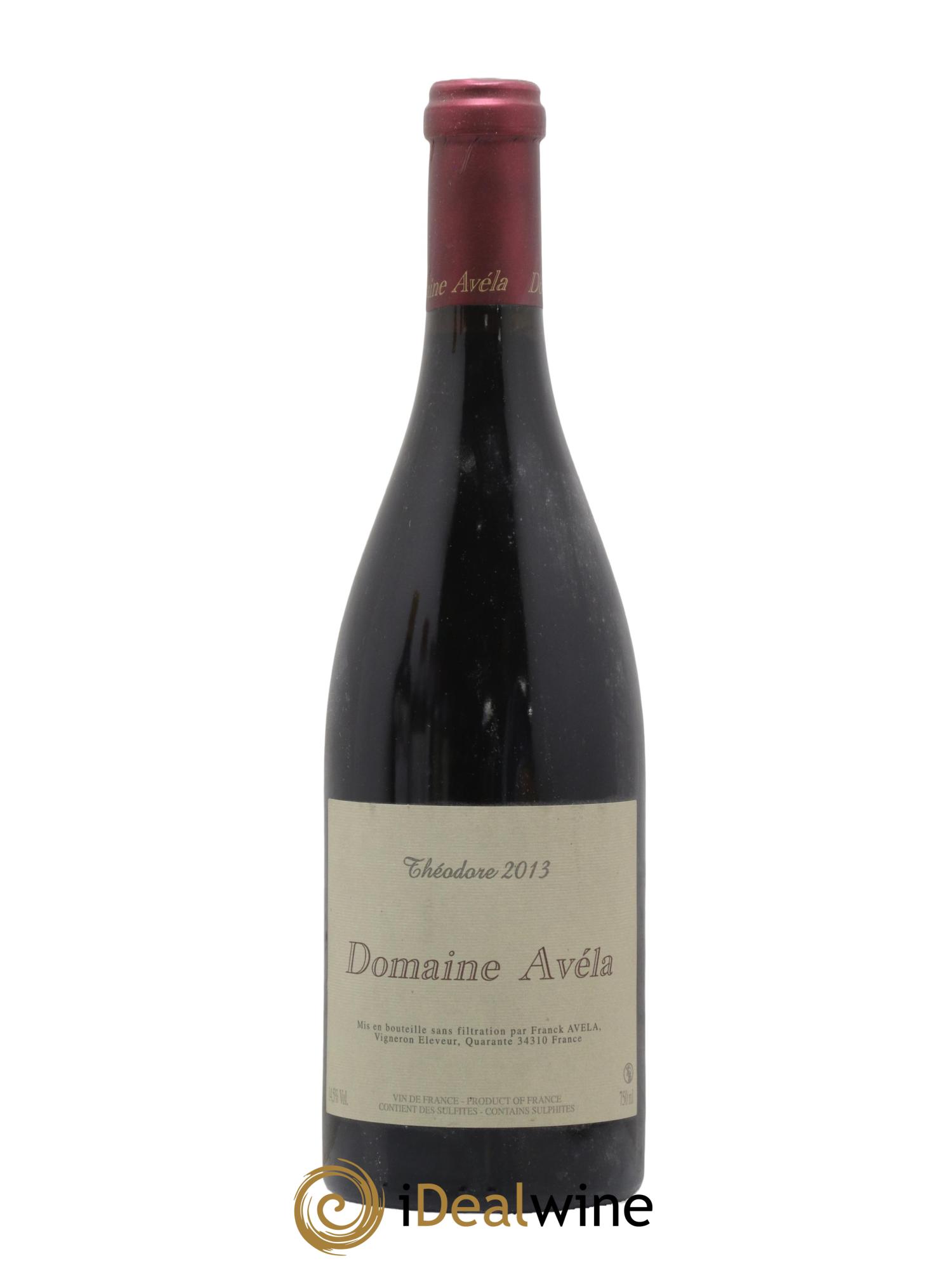 Vin de France Théodore Avéla 2013 - Lot de 1 bouteille - 0
