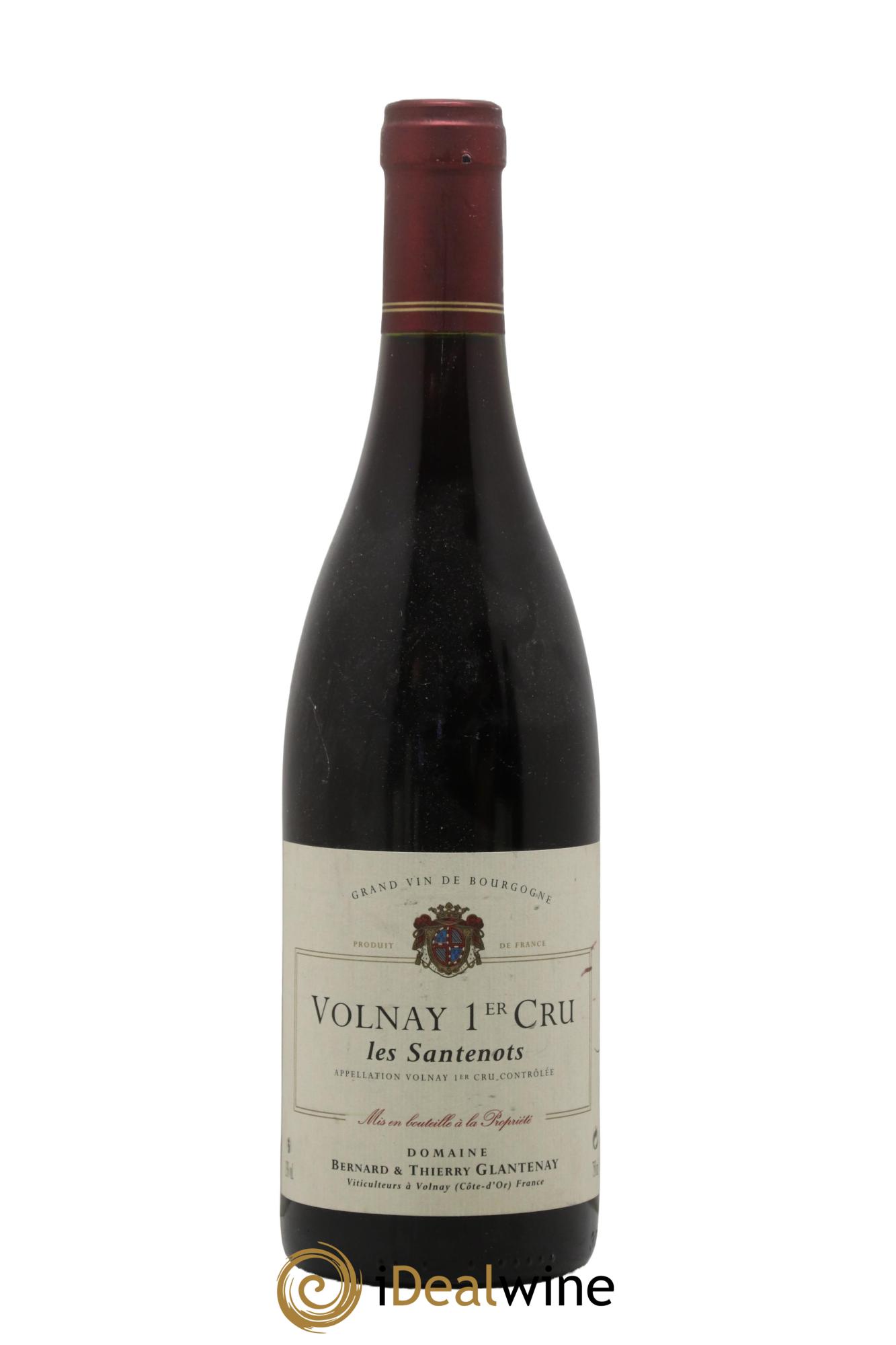 Volnay 1er Cru Les Santenots Bernard et Thierry Glantenay (Domaine) 2009 - Lot de 1 bouteille - 0