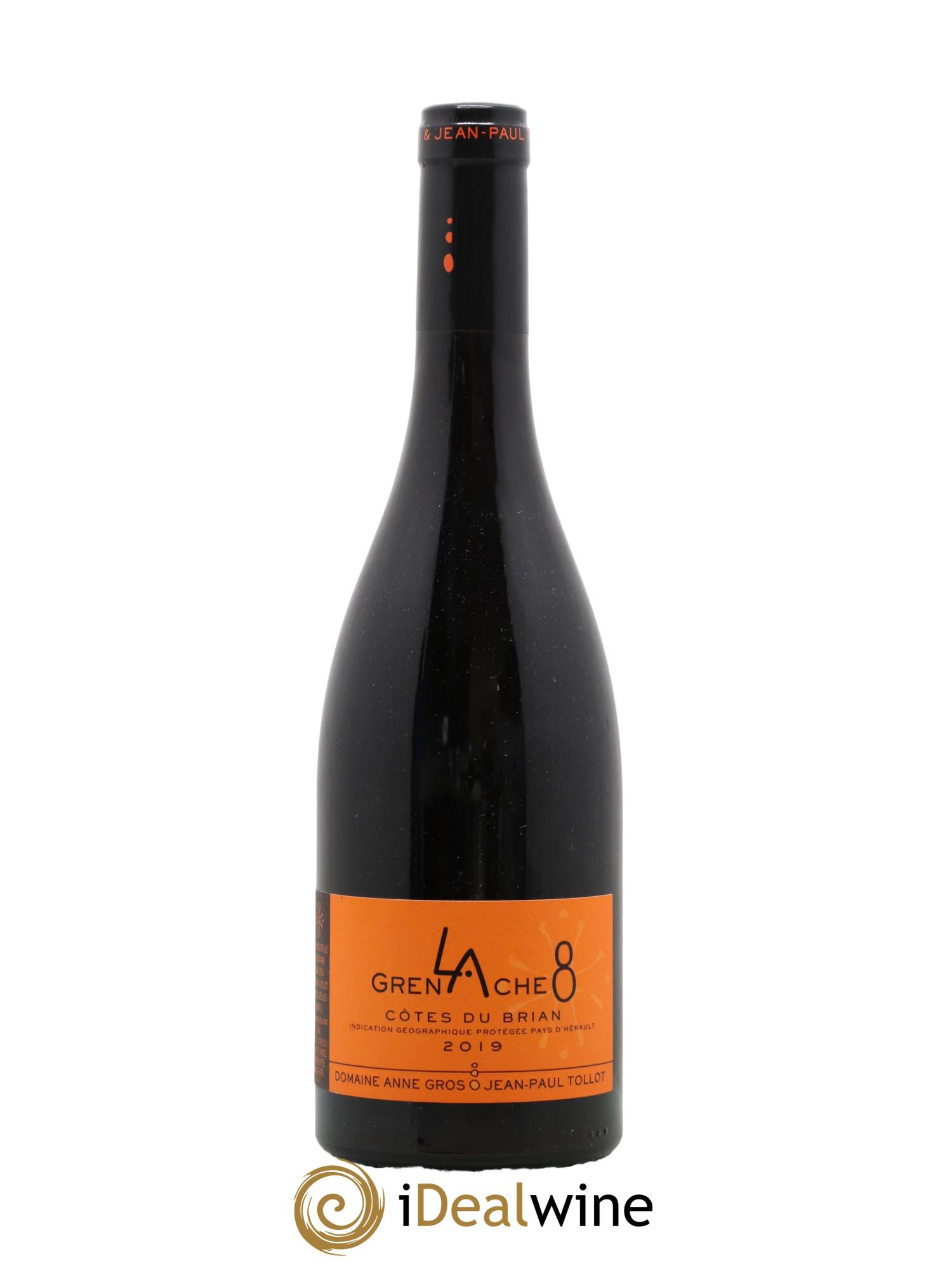Pays d'Hérault - Côtes du Brian La Grenache 8 Anne Gros & Jean-Paul Tollot 2019 - Lot de 1 bouteille - 0
