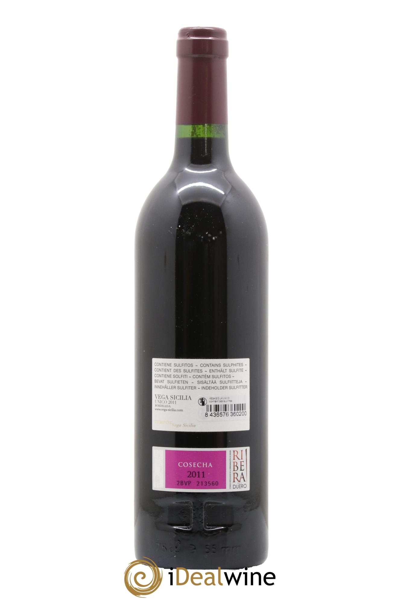 Ribera Del Duero DO Vega Sicilia Unico Famille Alvarez 2011 - Lotto di 1 bottiglia - 1