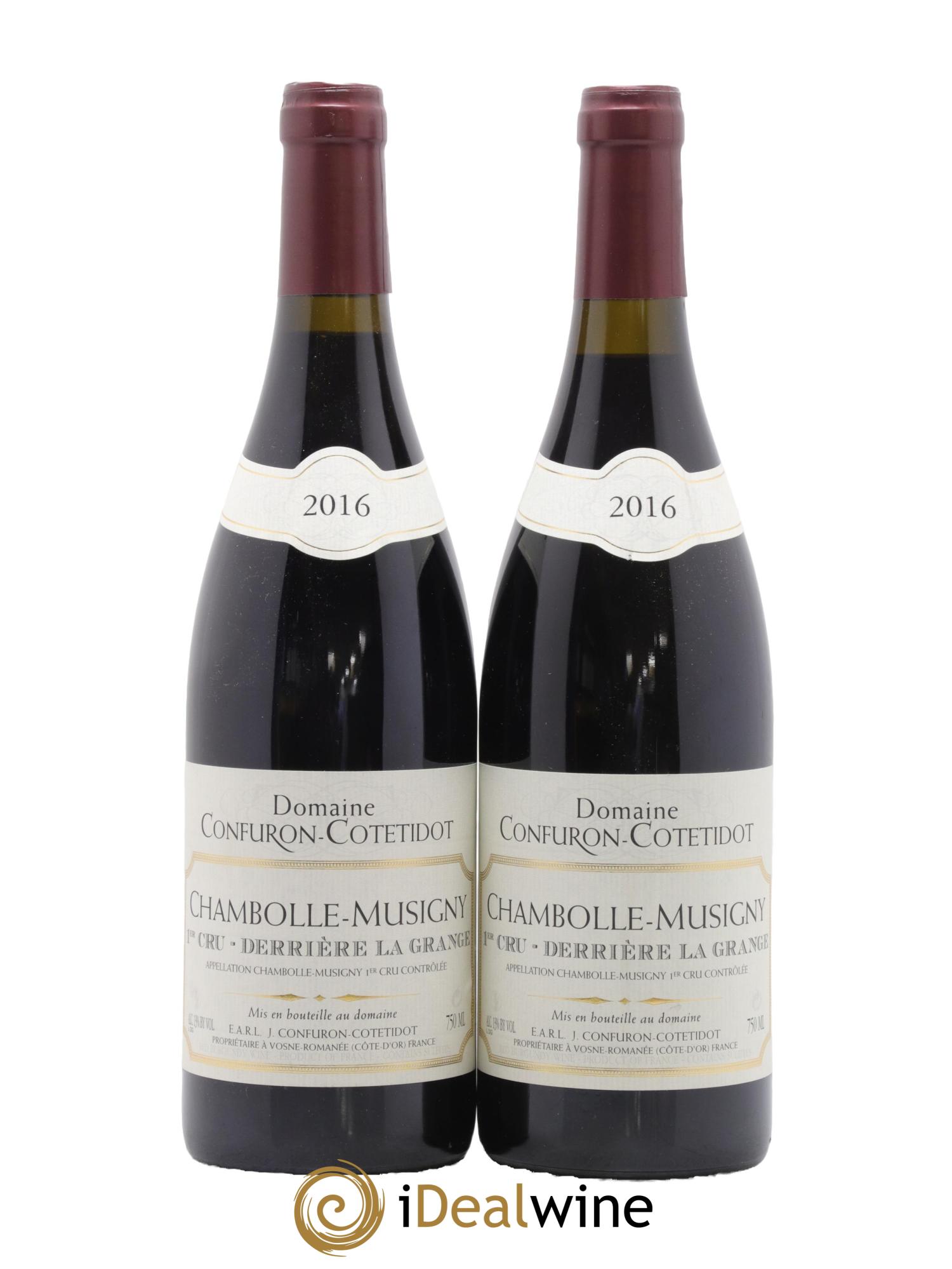 Chambolle-Musigny 1er Cru Derrière la Grange Confuron-Cotetidot 2016 - Posten von 2 Flaschen - 0
