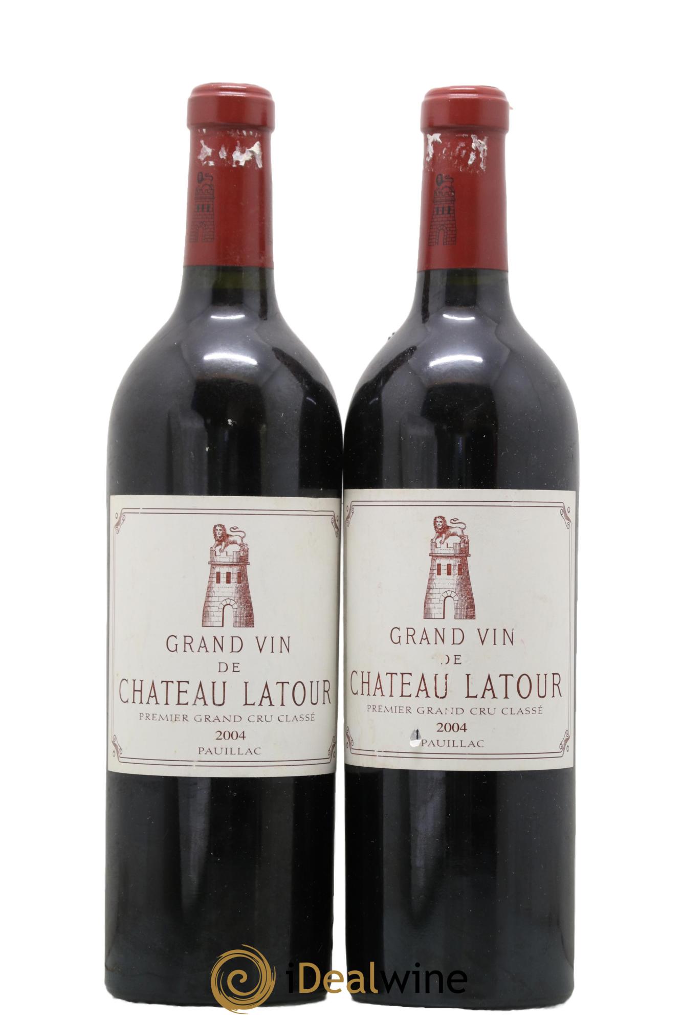 Château Latour 1er Grand Cru Classé 2004 - Lot de 2 bouteilles - 0