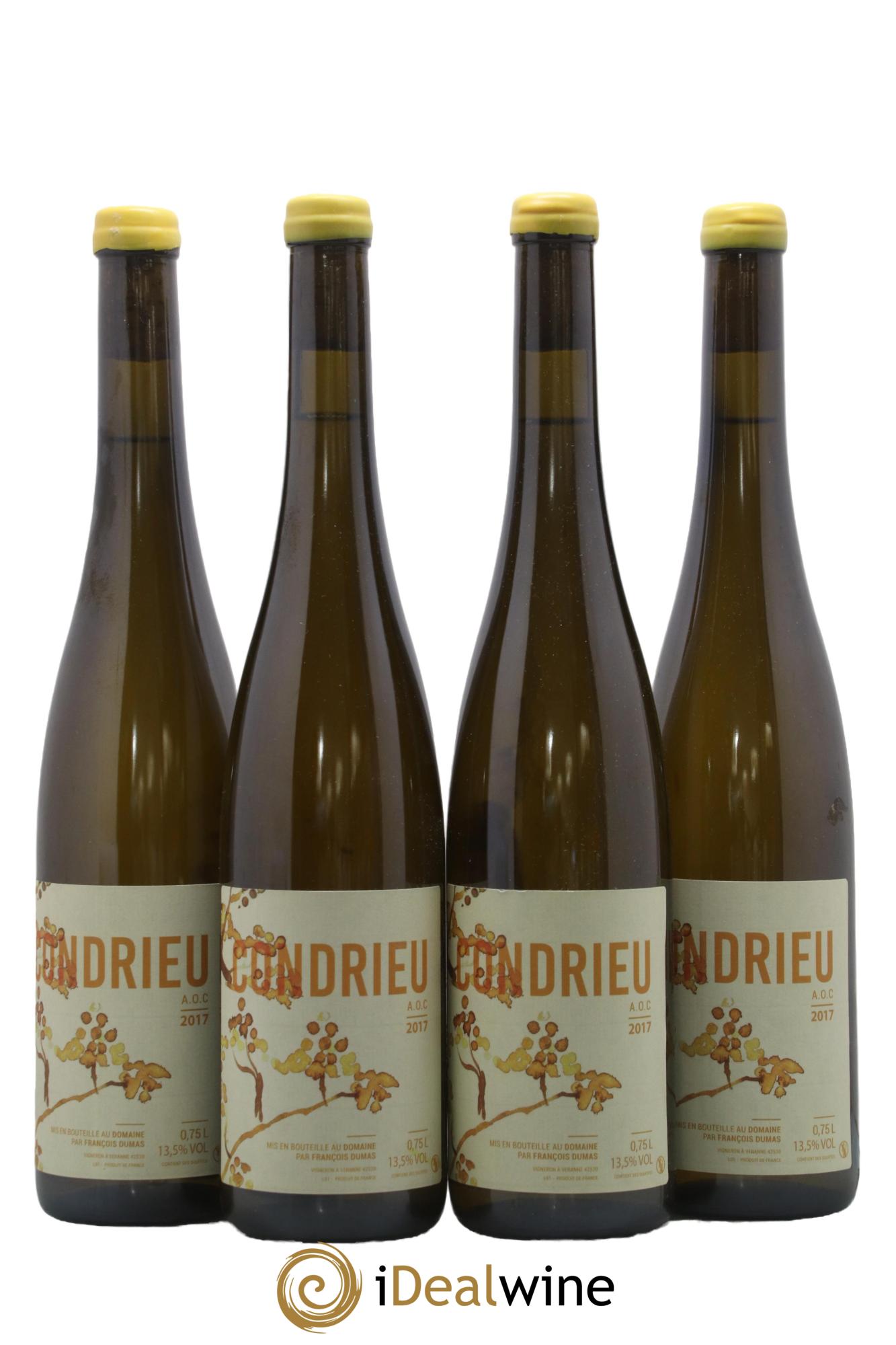 Condrieu François Dumas 2017 - Lot de 4 bouteilles - 0