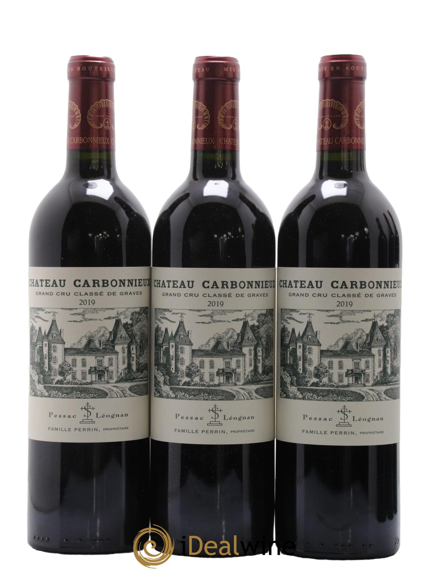 Château Carbonnieux Cru Classé de Graves 2019 - Lot de 6 bouteilles - 1