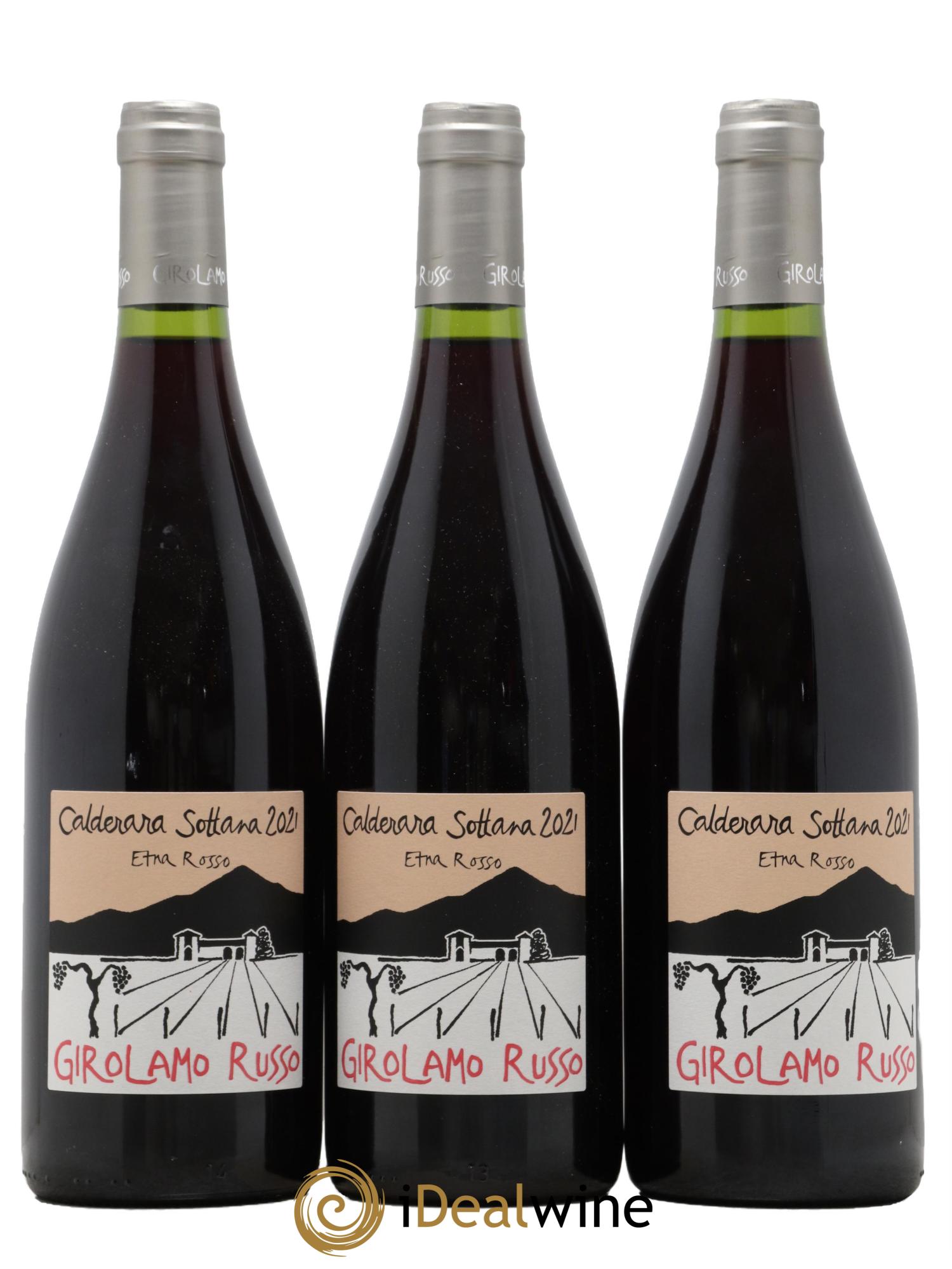 Italie Etna Caldera Sottana Girolamo Russo 2021 - Lot de 3 bouteilles - 0