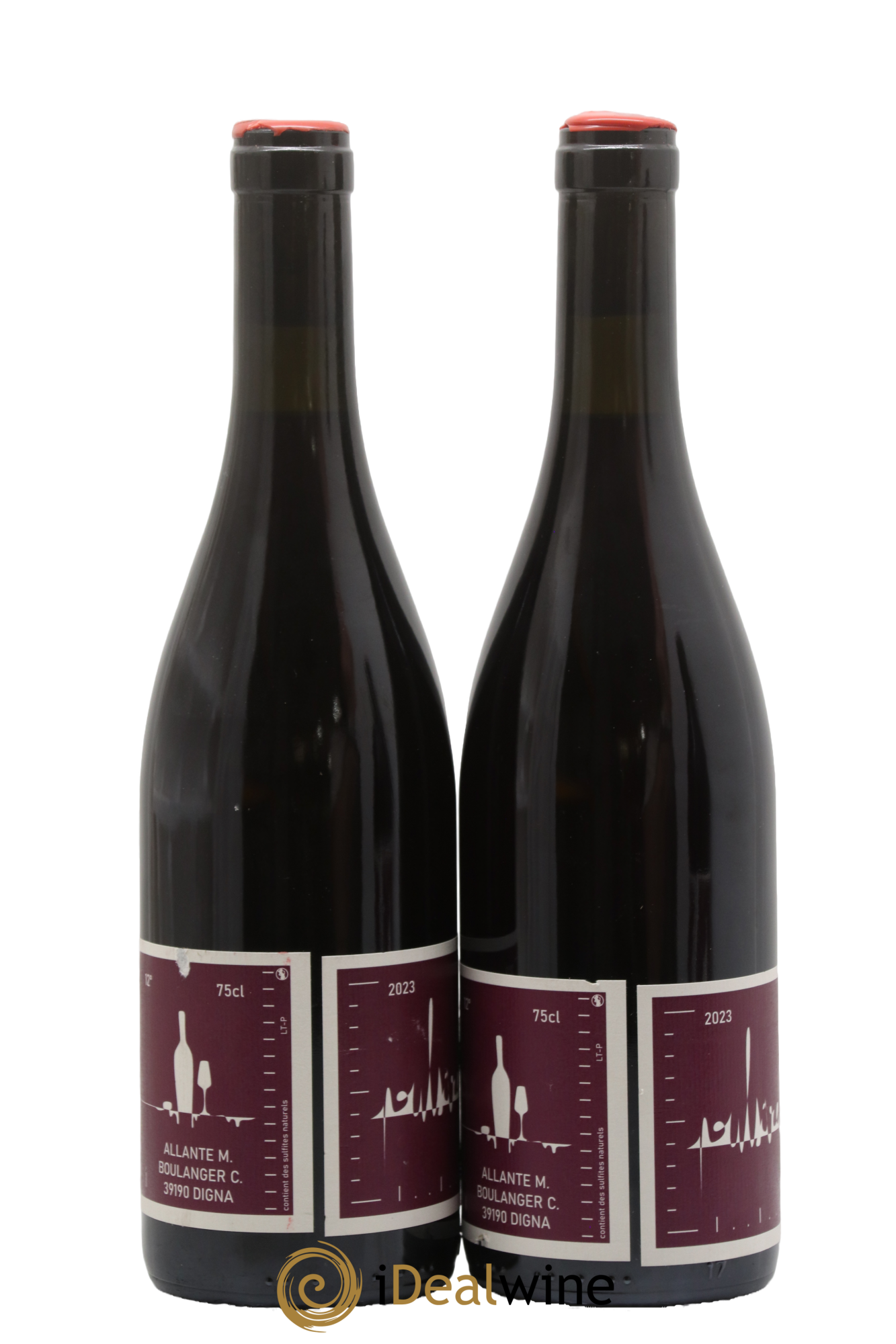 Vin de France Poulsard Allante Boulanger 2023 - Lot de 2 bouteilles - 1