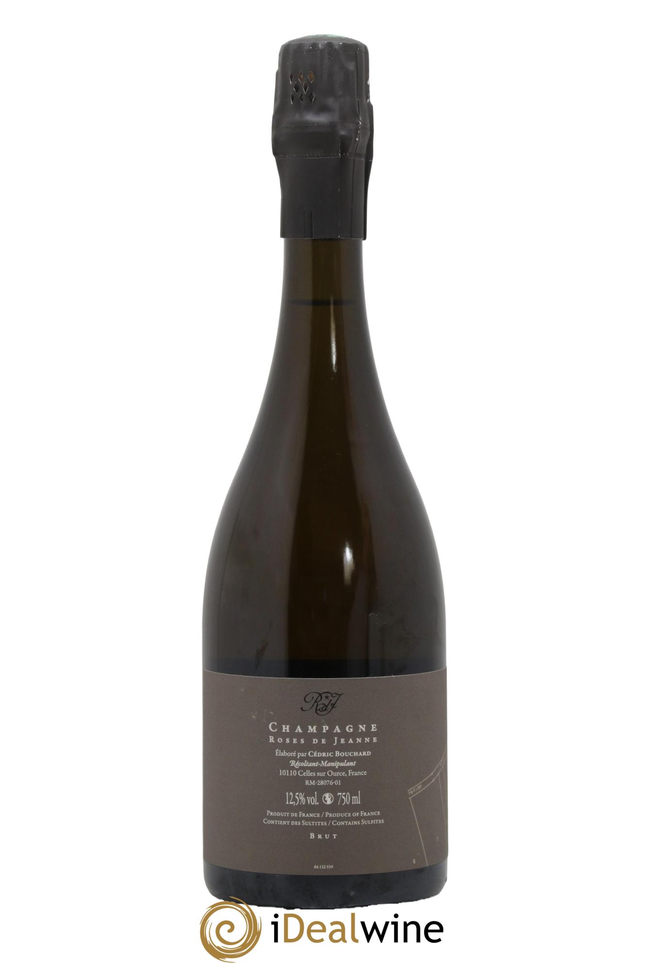 Roses de Jeanne Côte de Val Vilaine Blanc de Noirs Cédric Bouchard  2021 - Lot de 1 bouteille - 1