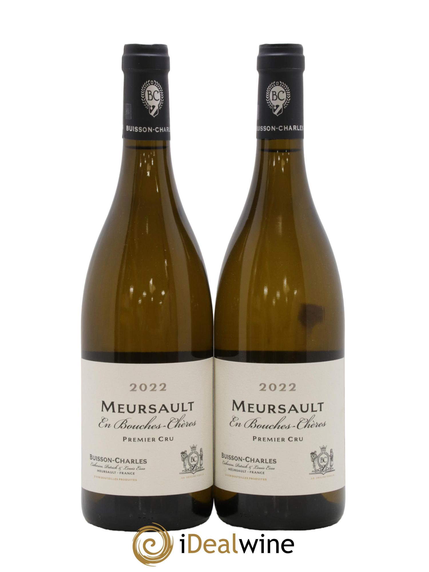 Meursault 1er Cru Bouches Chères Buisson-Charles (Domaine) 2022 - Lot de 2 bouteilles - 0