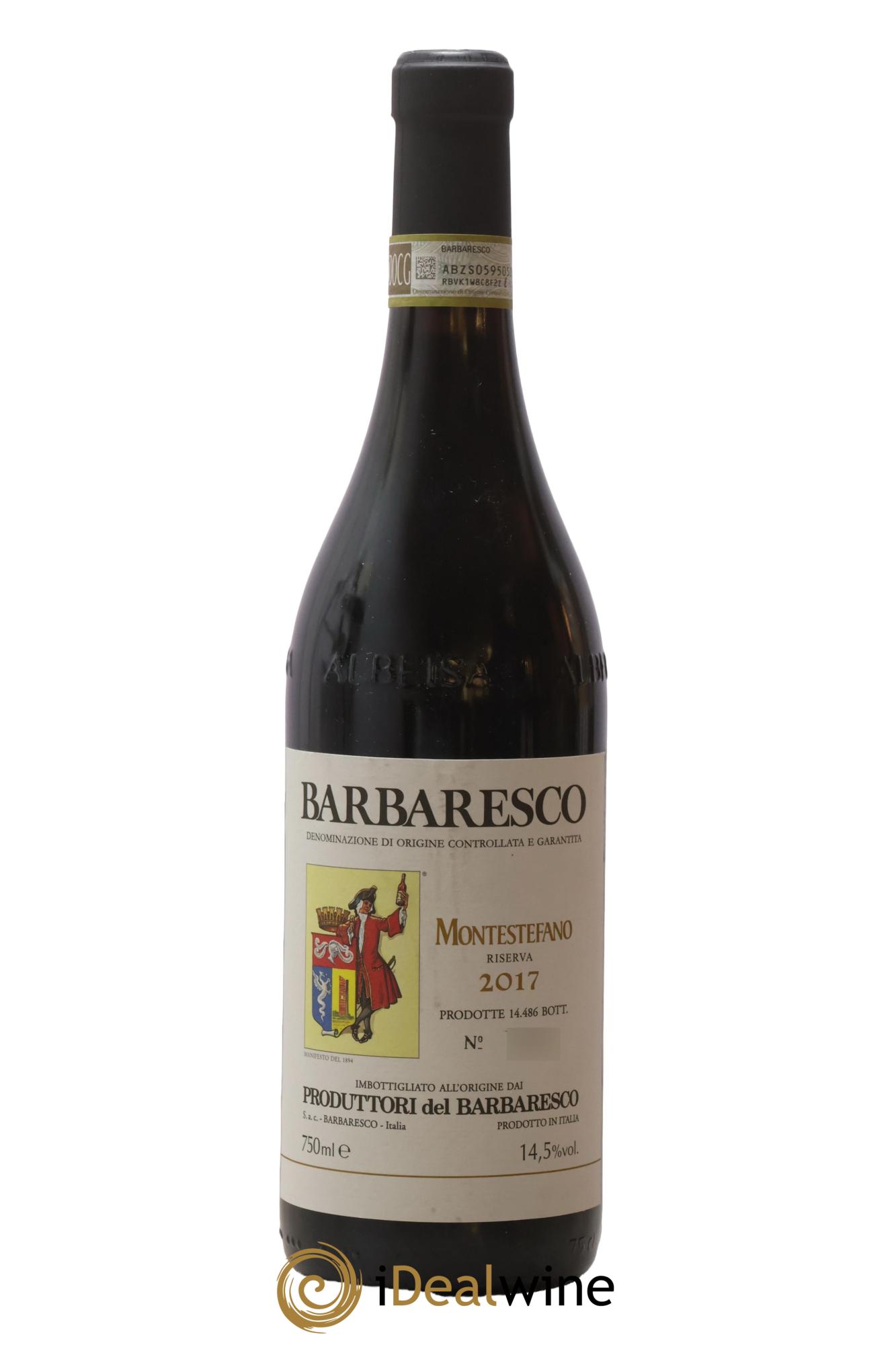 Barbaresco DOCG Montestefano Riserva Produttori del Barbaresco 2017 - Posten von 1 Flasche - 0