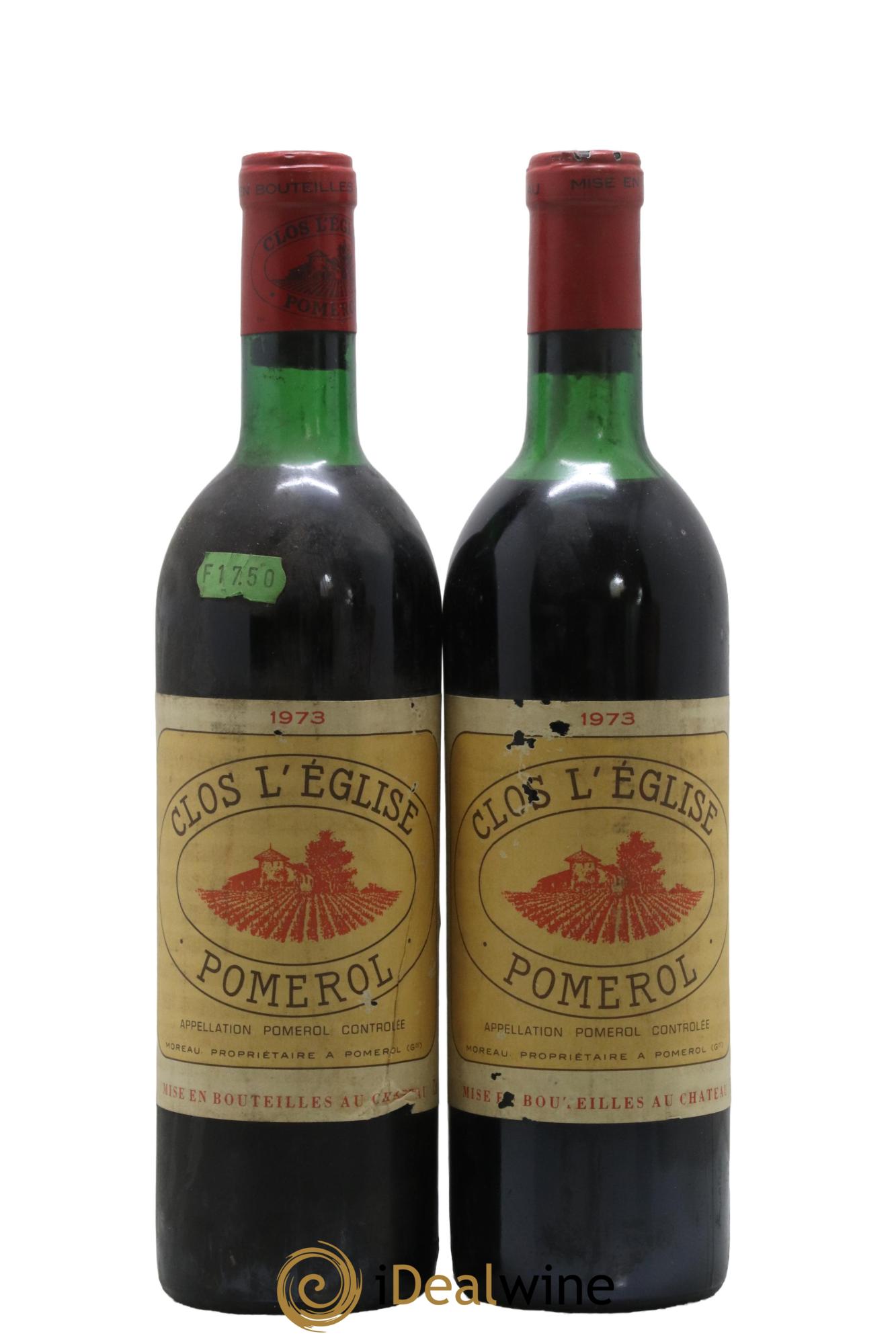Clos l'Eglise 1973 - Lot de 2 bouteilles - 0