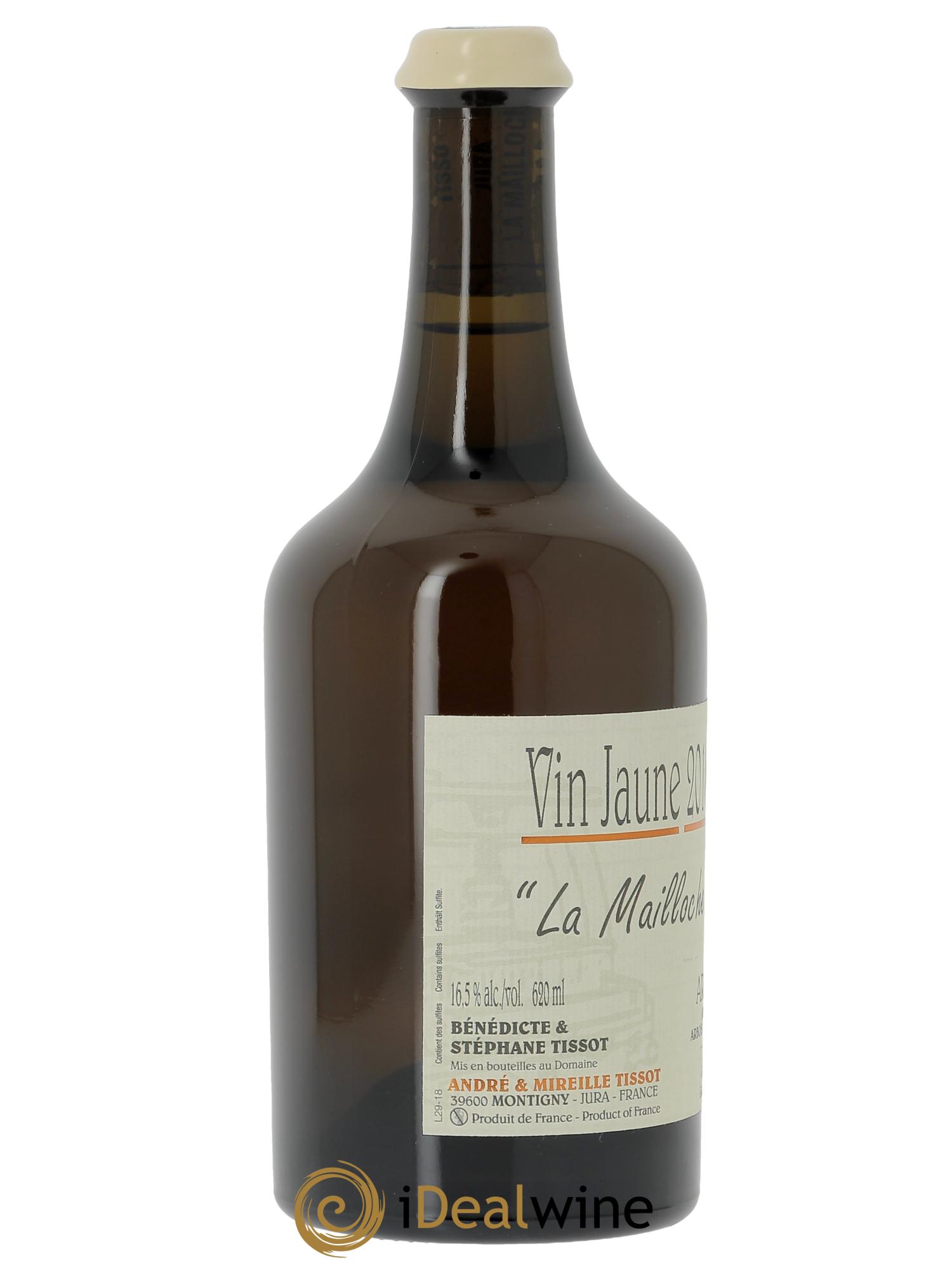 Arbois Vin Jaune La Mailloche Bénédicte et Stéphane Tissot 2018 - Lot de 1 clavelin - 1