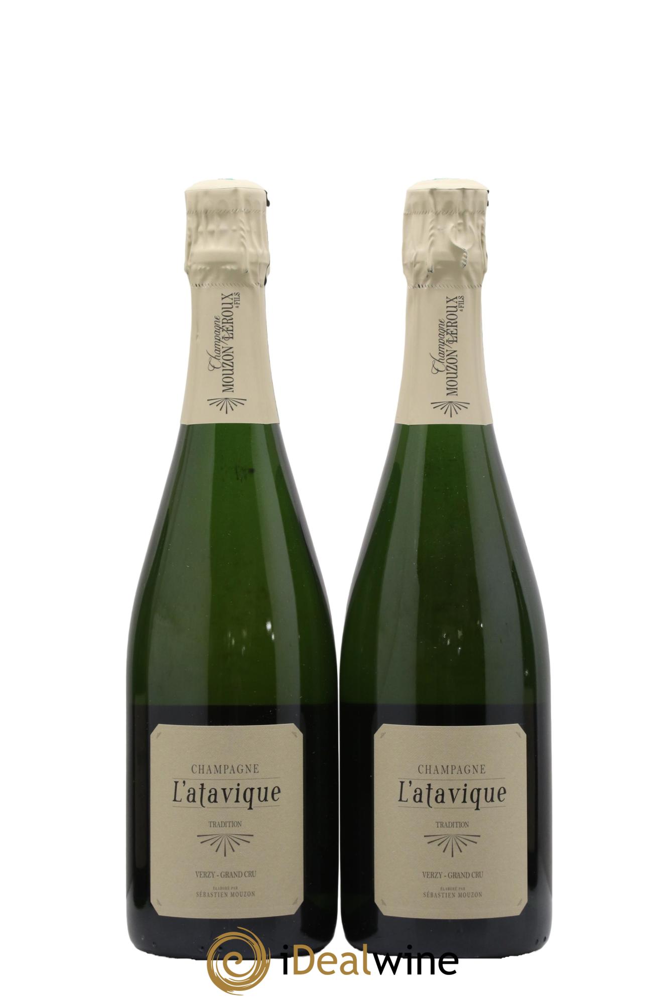 Champagne Verzy Grand Cru Atavique Maison Mouzon-Leroux - Lot de 2 bouteilles - 0