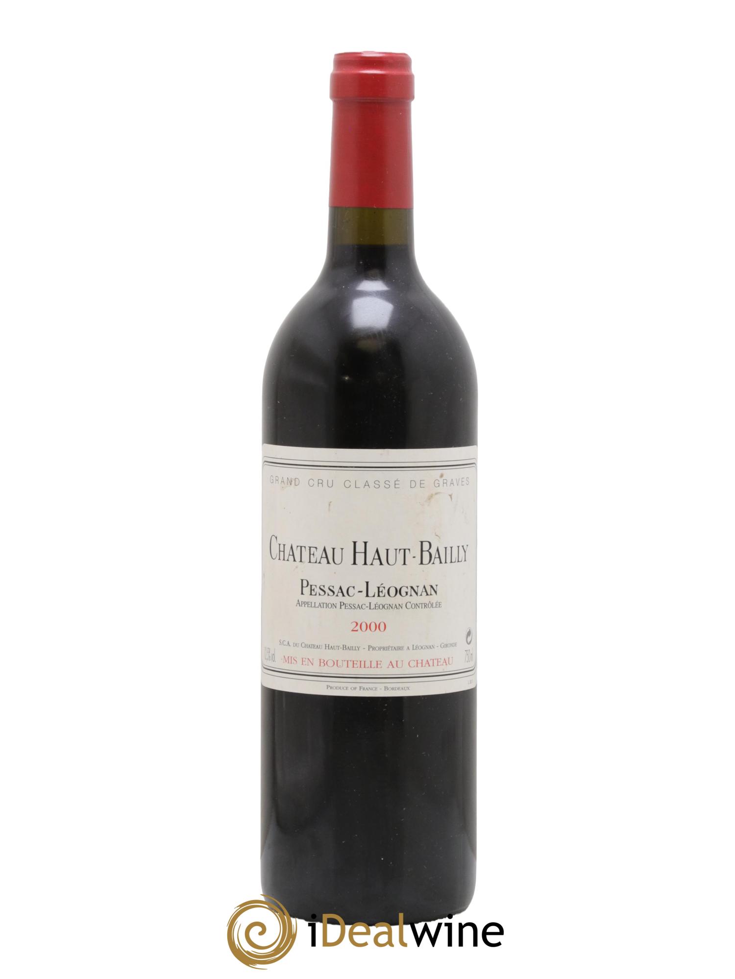 Château Haut-Bailly Cru Classé de Graves 2000 - Lot of 1 bottle - 0