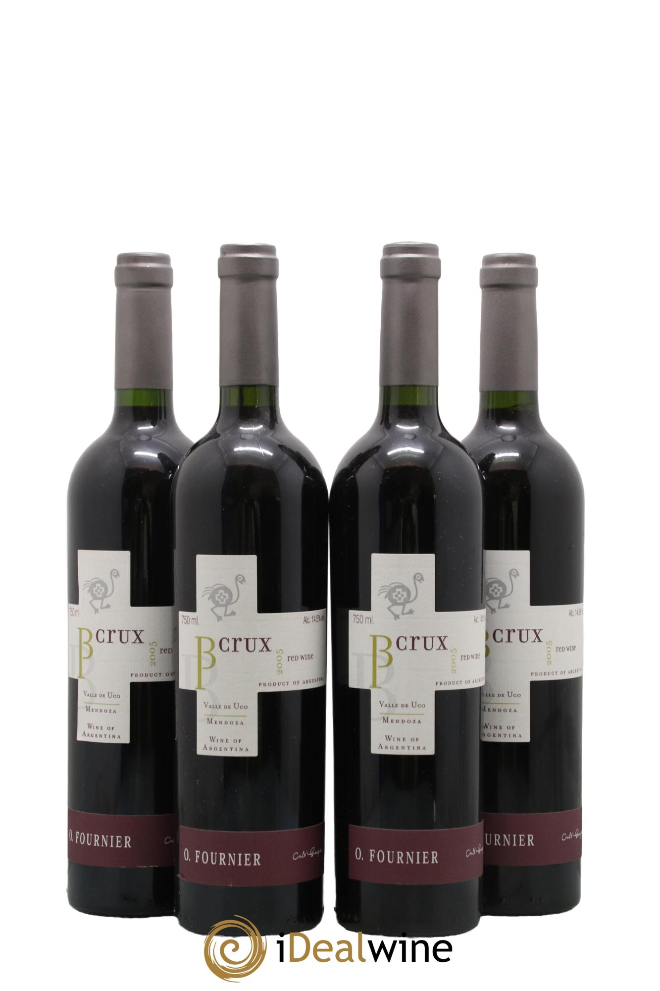 Mendoza O.Fournier B Crux 2005 - Lot de 4 bouteilles - 0