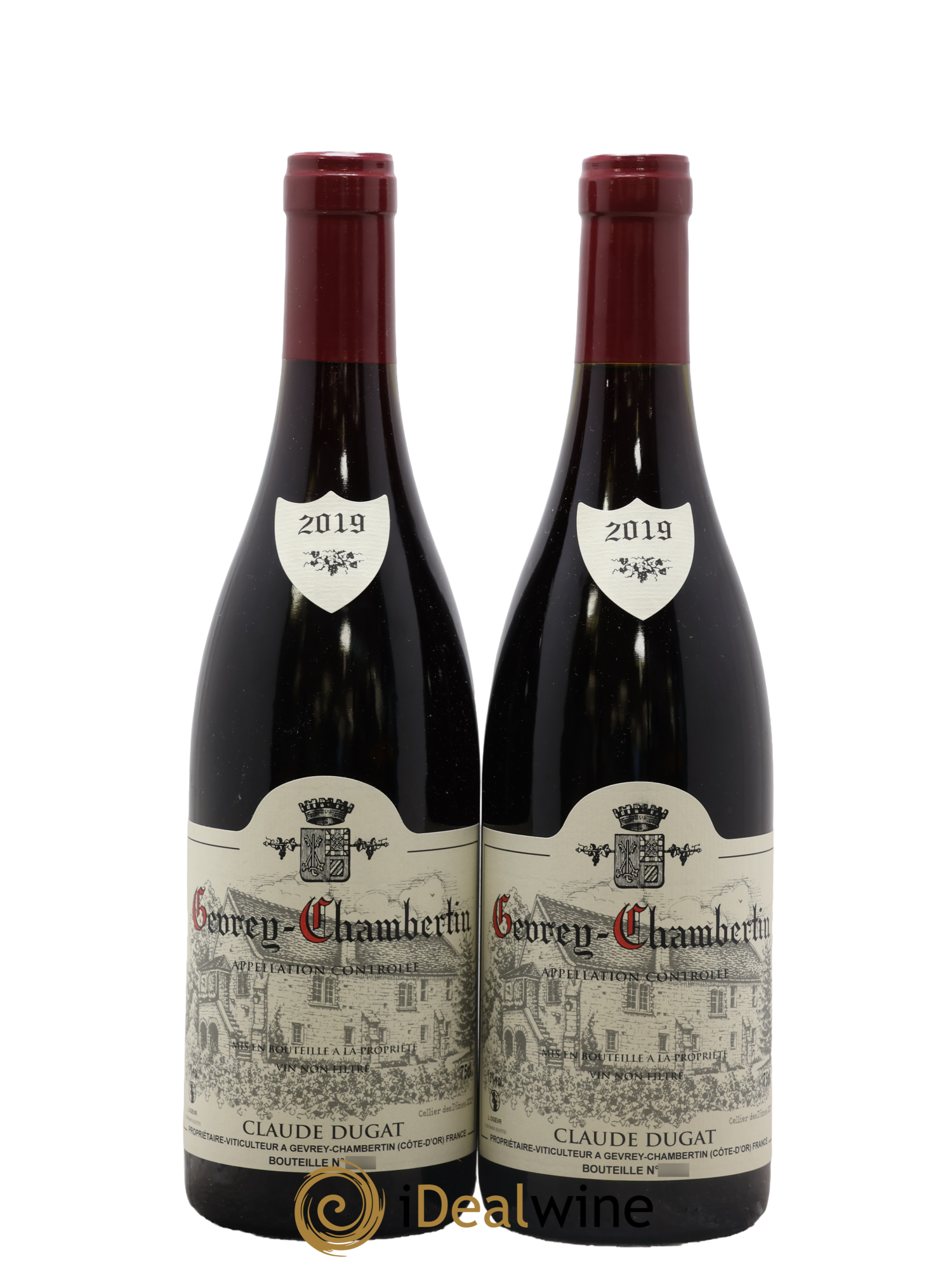 Gevrey-Chambertin Claude Dugat 2019 - Posten von 2 Flaschen - 0