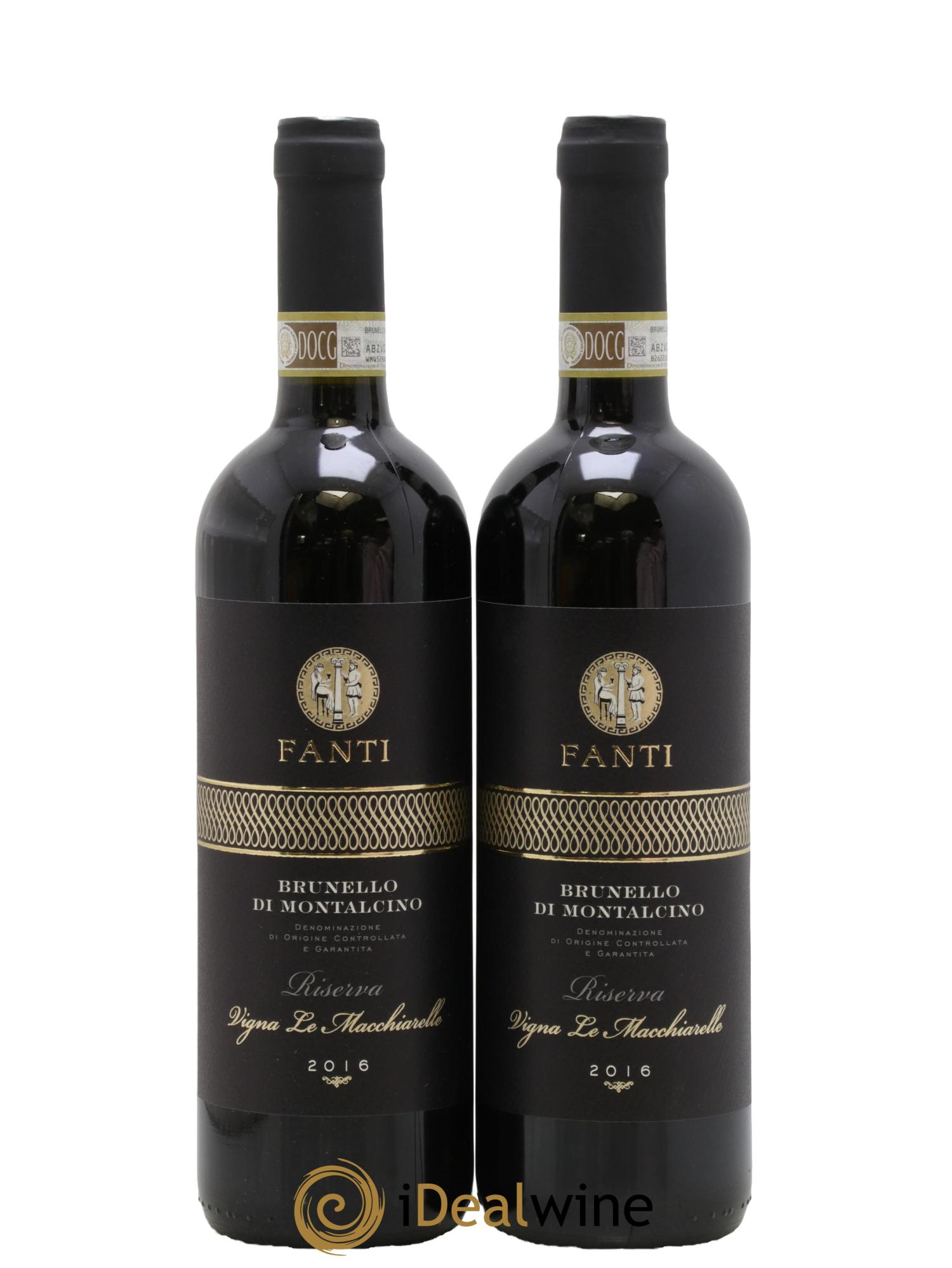 Brunello di Montalcino Riserva Vigna Le Macchiarelle Fanti 2016 - Lotto di 2 bottiglie - 0