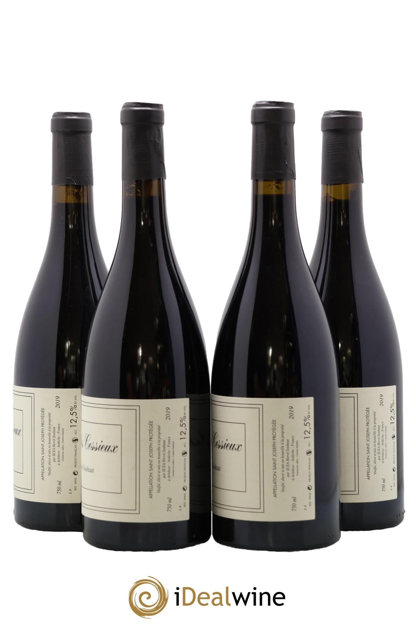 Saint-Joseph Clos des Cessieux Hervé Souhaut - Domaine Romaneaux-Destezet 2019 - Lotto di 4 bottiglie - 1
