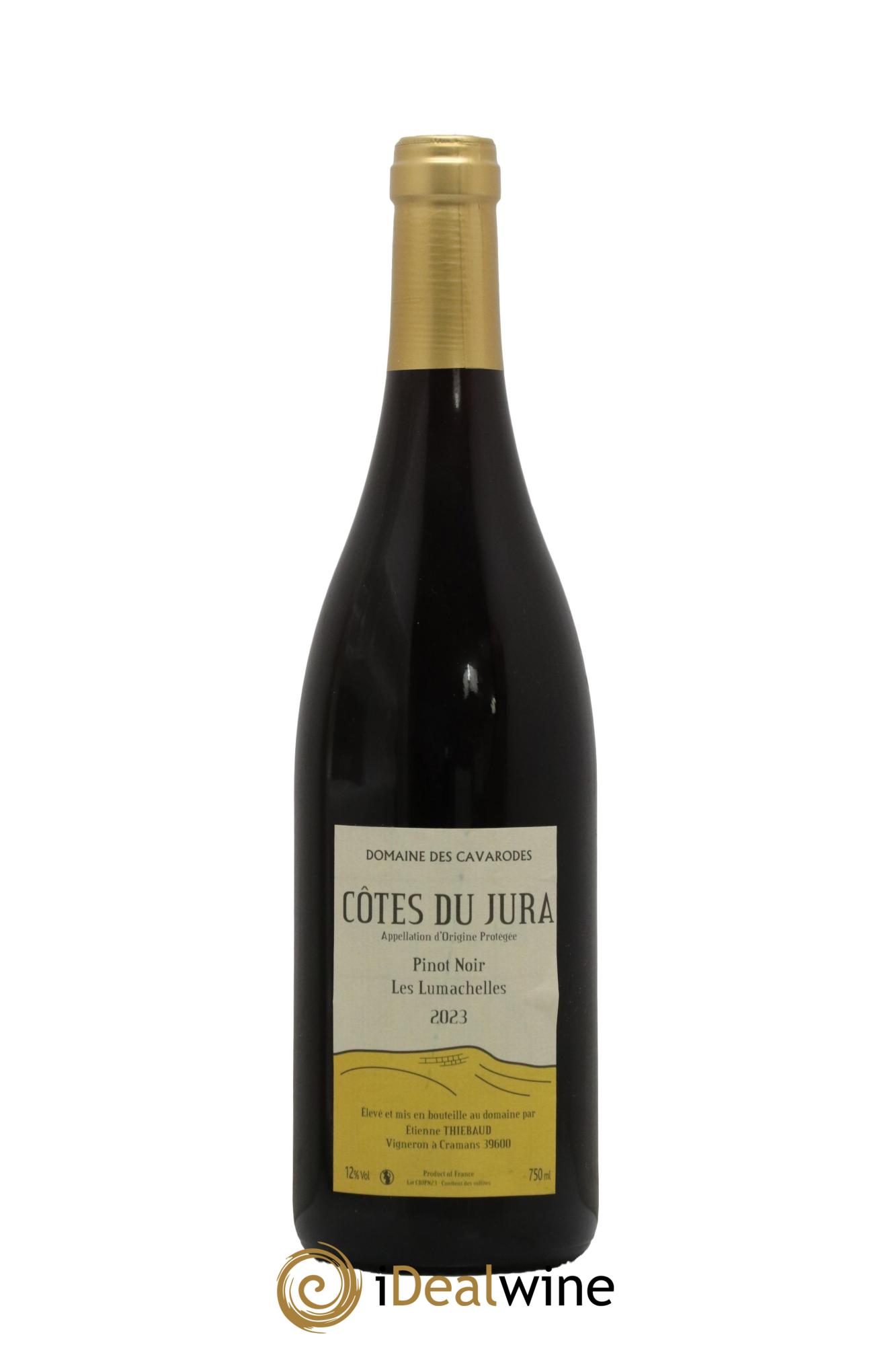 Côtes du Jura Pinot Noir Les Lumachelles Cavarodes (Domaine des) - Etienne Thiébaud 2023 - Lot de 1 bouteille - 0