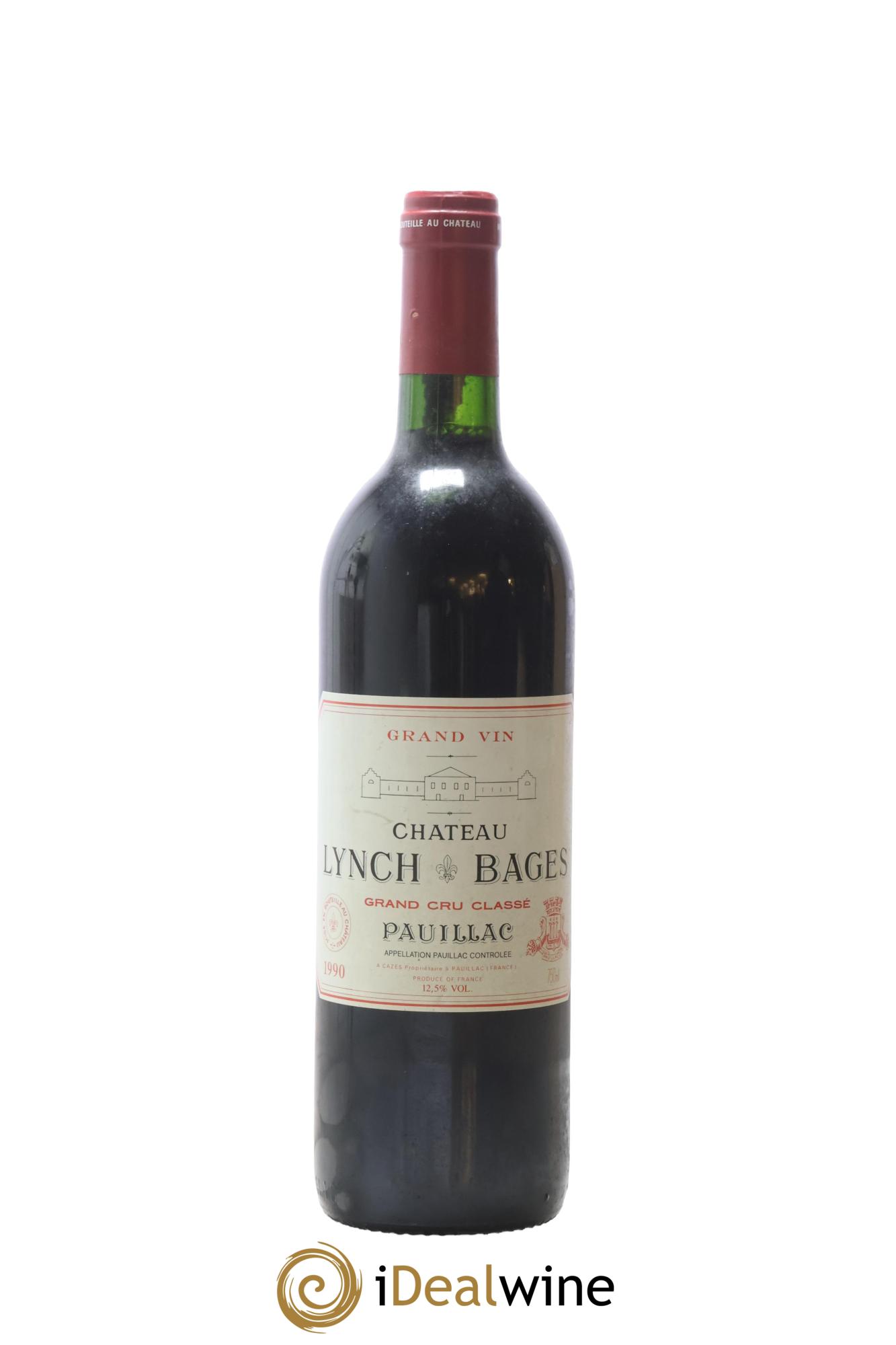 Château Lynch Bages 5ème Grand Cru Classé 1990 - Lotto di 1 bottiglia - 0