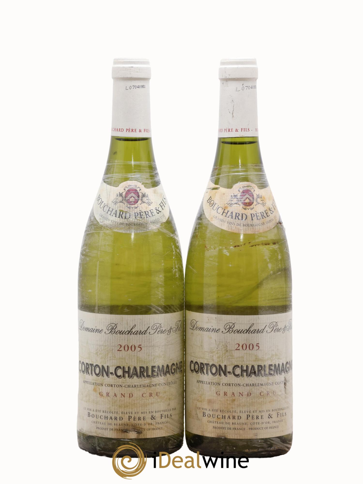 Corton-Charlemagne Grand Cru Bouchard Père & Fils 2005 - Lot de 2 bouteilles - 0