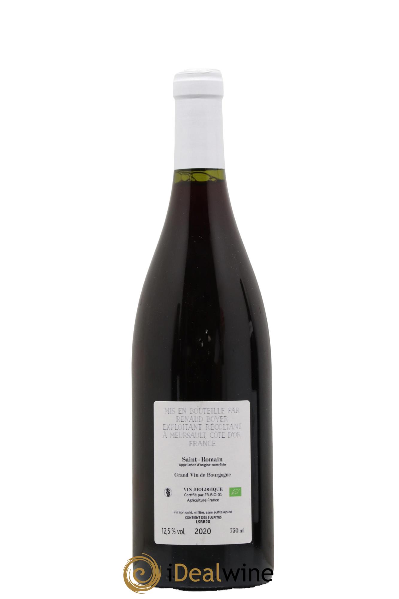 Saint-Romain Renaud Boyer 2020 - Lot of 1 bottle - 1
