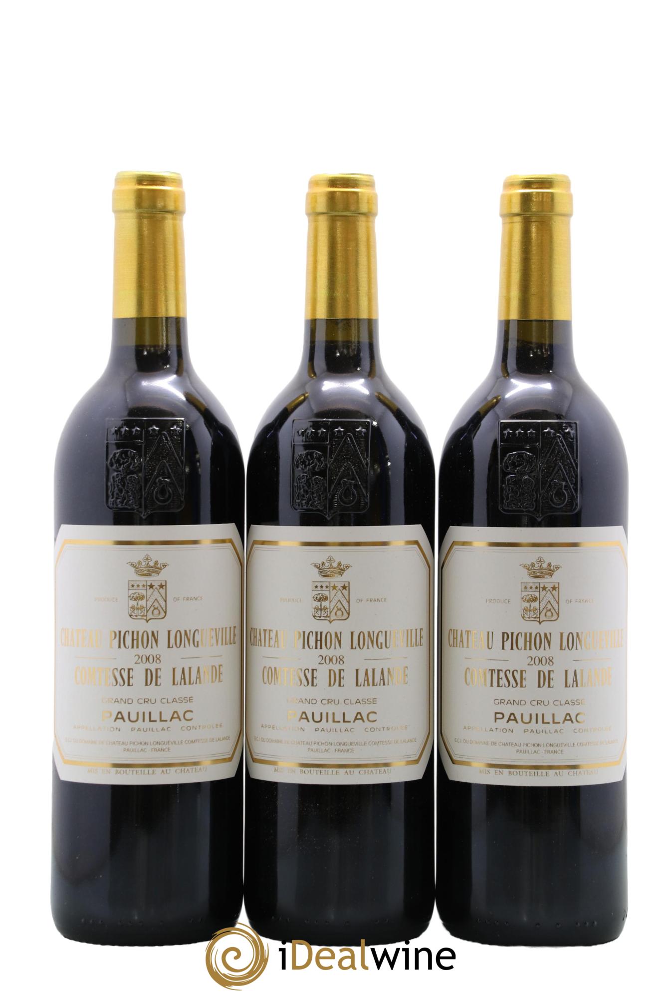Château Pichon Longueville Comtesse de Lalande 2ème Grand Cru Classé 2008 - Lot of 6 bottles - 1
