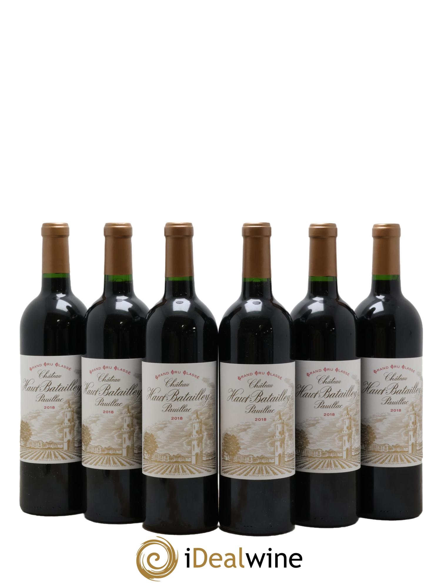 Château Haut Batailley 5ème Grand Cru Classé 2018 - Lot de 6 bouteilles - 0