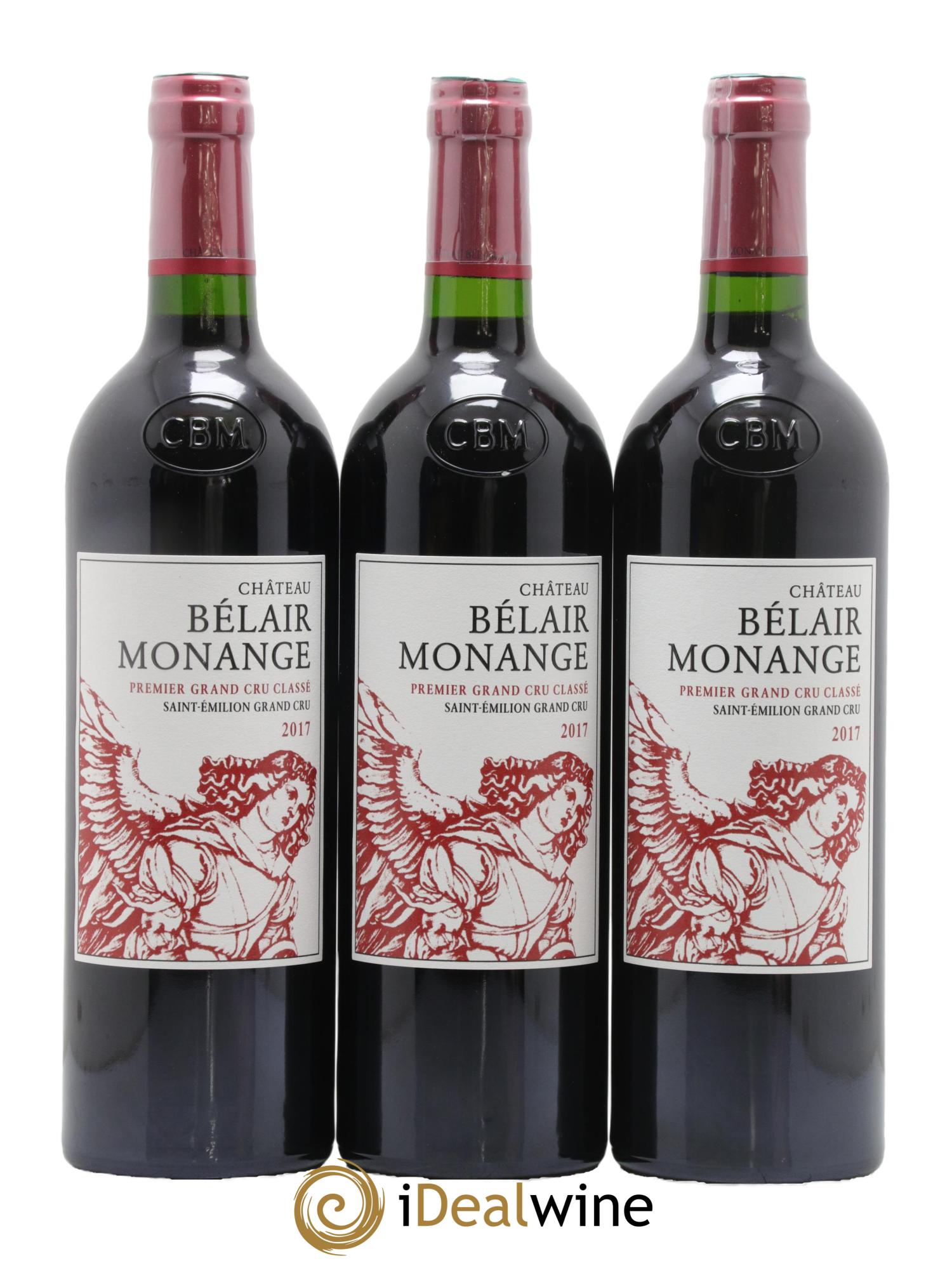 Château Belair (Belair-Monange) 1er Grand Cru Classé B 2017 - Lot de 6 bouteilles - 2