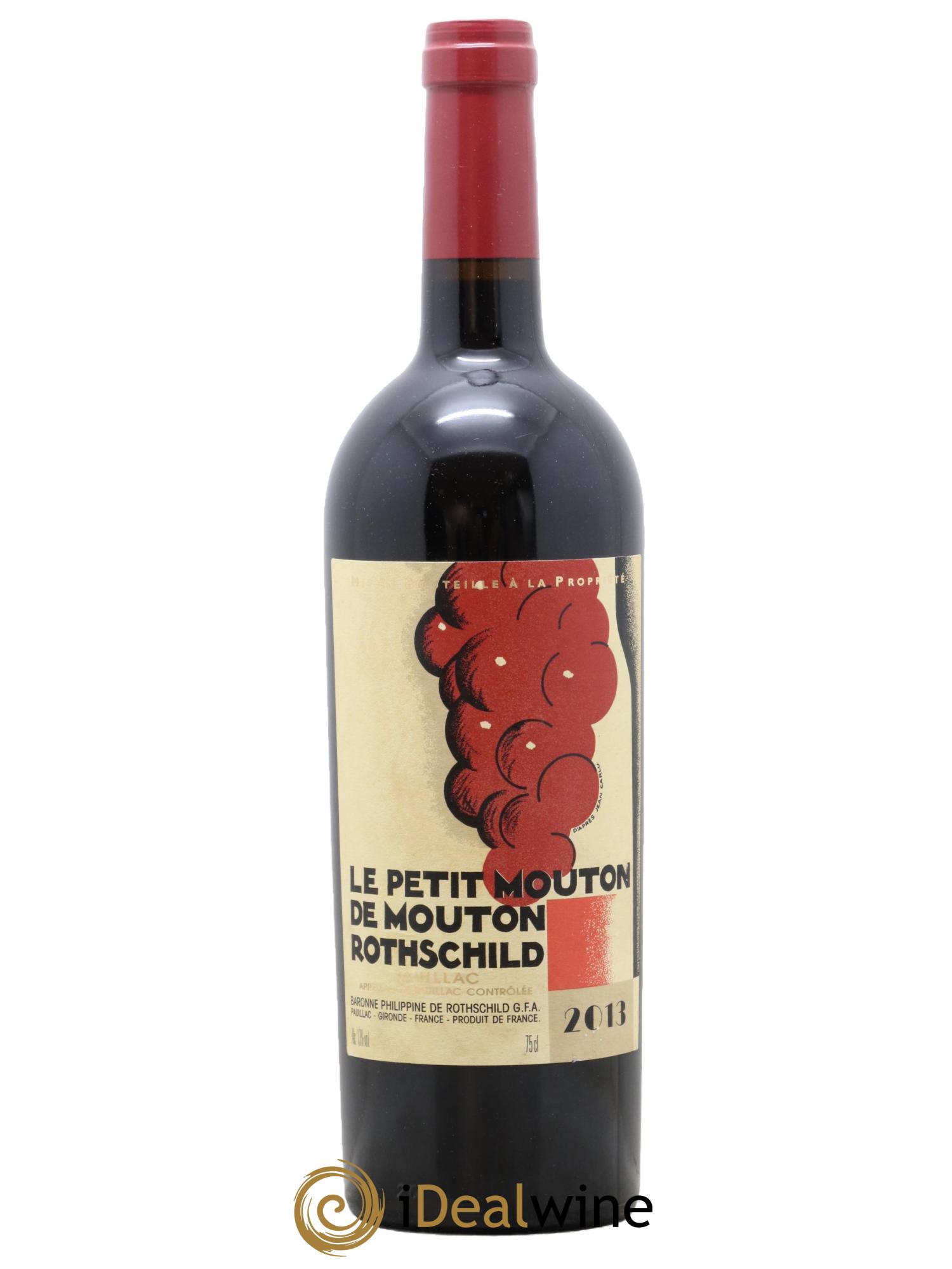 Petit Mouton Second Vin 2013 - Lot de 1 bouteille - 0