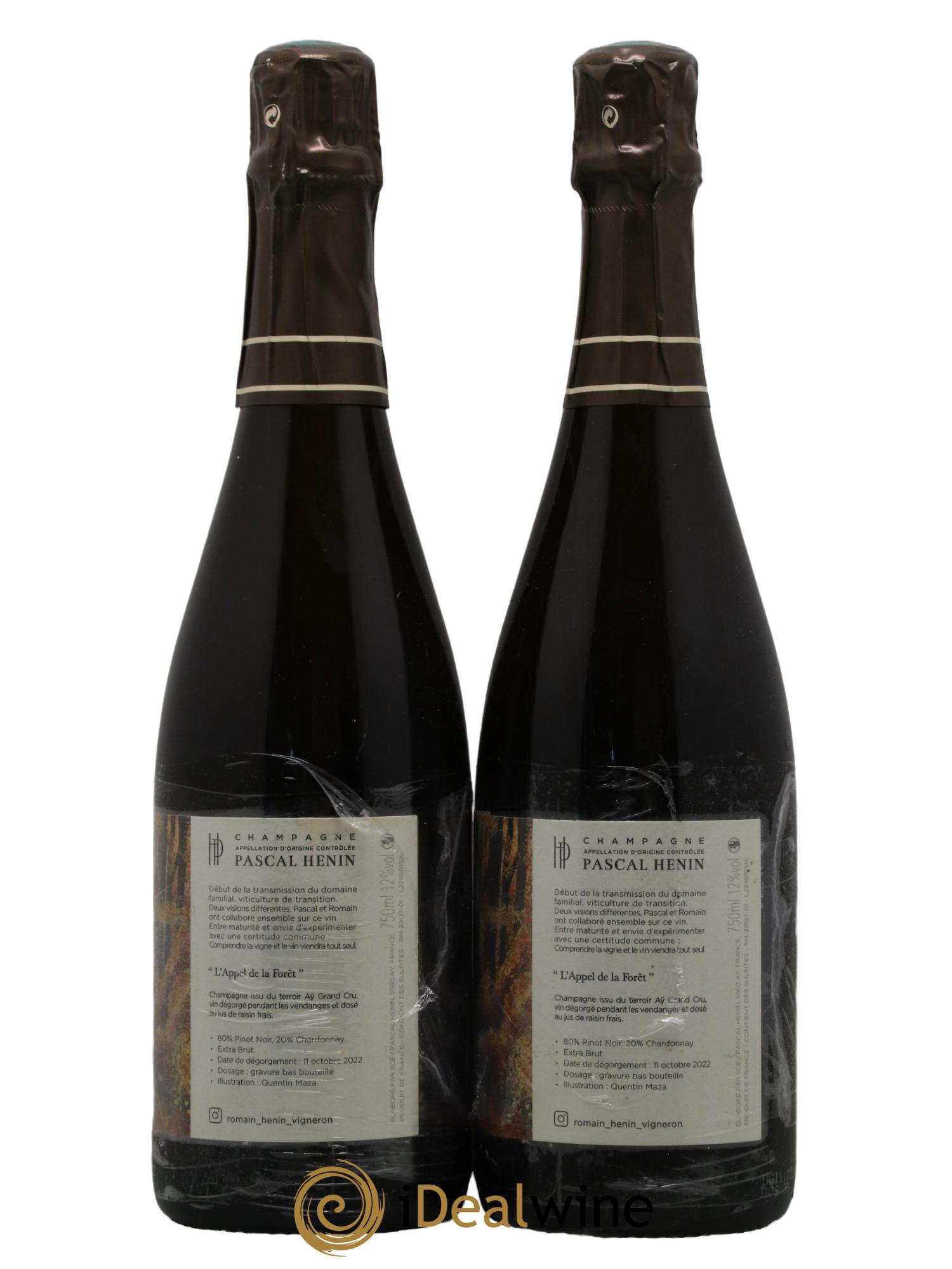 L'Appel de la Fôret Romain Henin - Lot de 2 bouteilles - 1