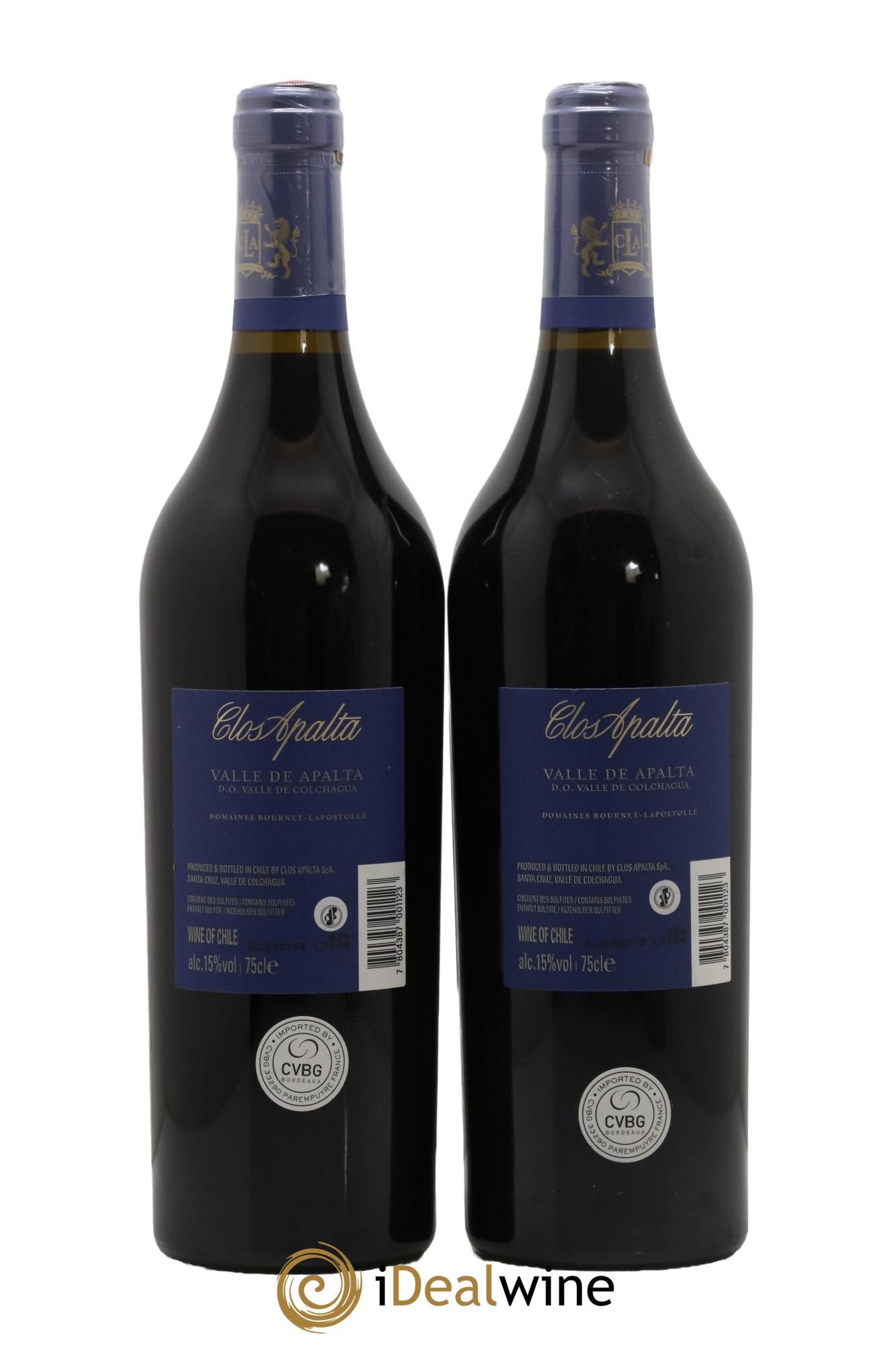 Colchagua Casa Lapostolle Clos Apalta 2015 - Posten von 2 Flaschen - 1