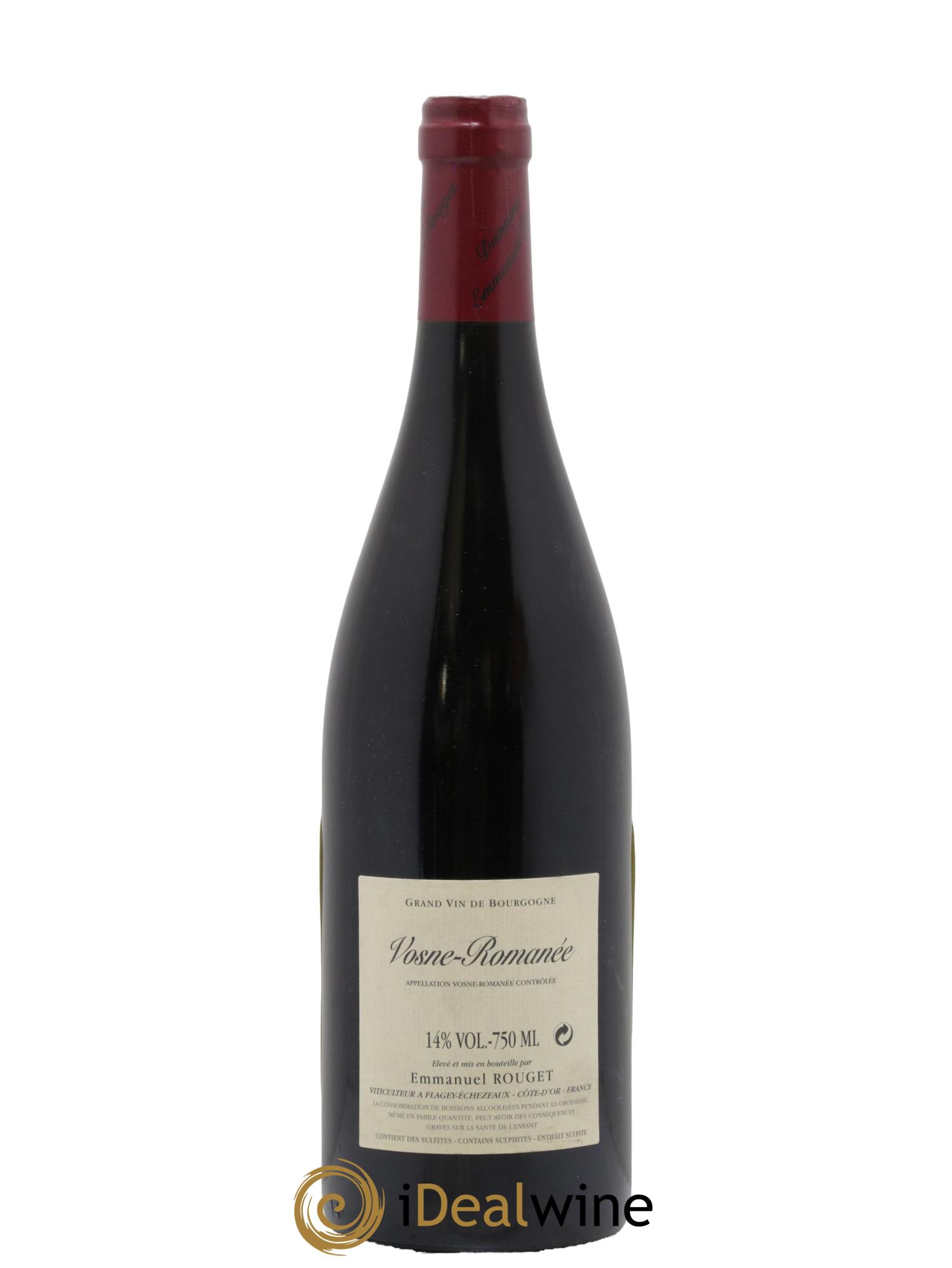 Vosne-Romanée Emmanuel Rouget  2018 - Lot de 1 bouteille - 1