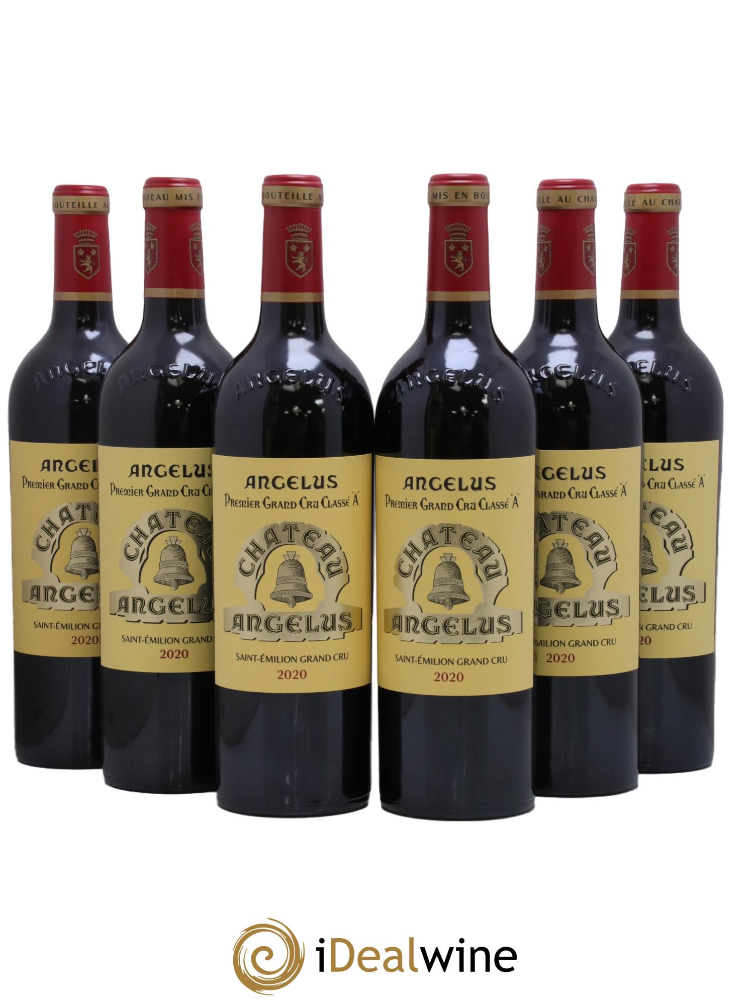 Château Angélus 1er Grand Cru Classé A  2020 - Posten von 6 Flaschen - 0