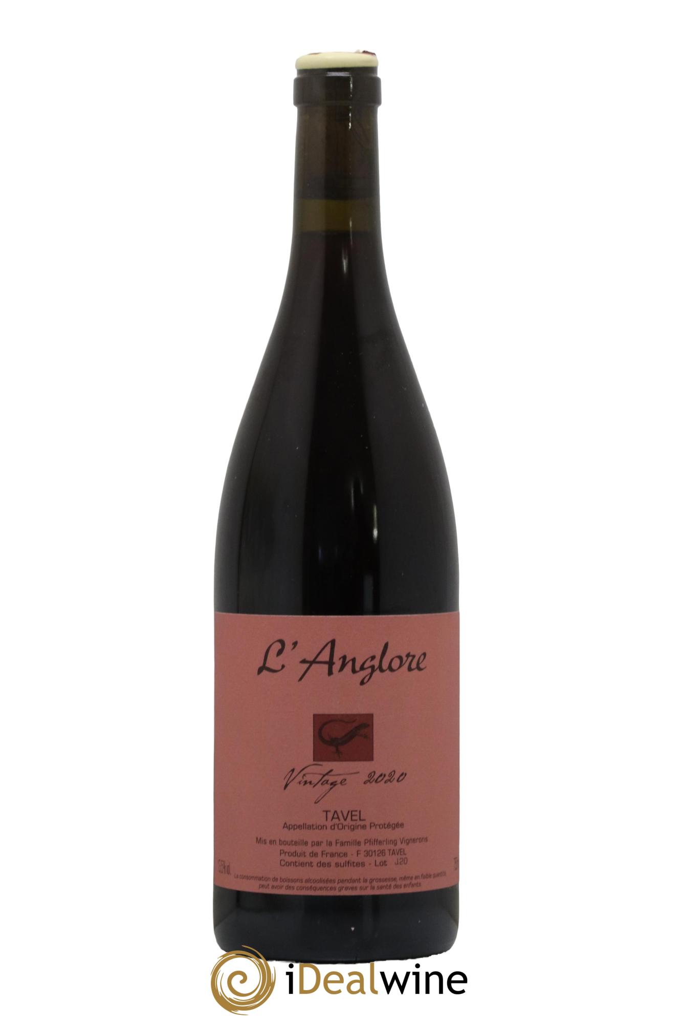Tavel Vintage L'Anglore 2020 - Lot de 1 bouteille - 0