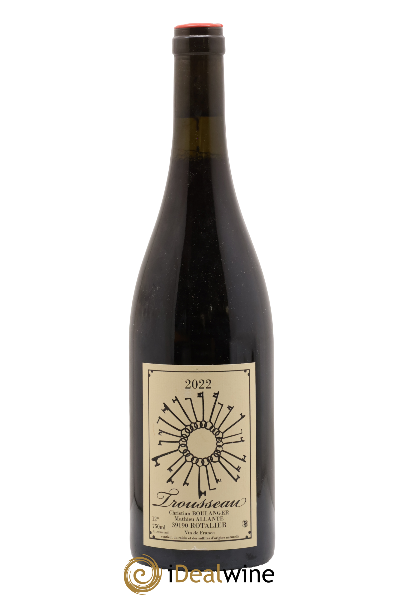 Vin de France Trousseau Allante Boulanger 2022 - Lot of 1 bottle - 0