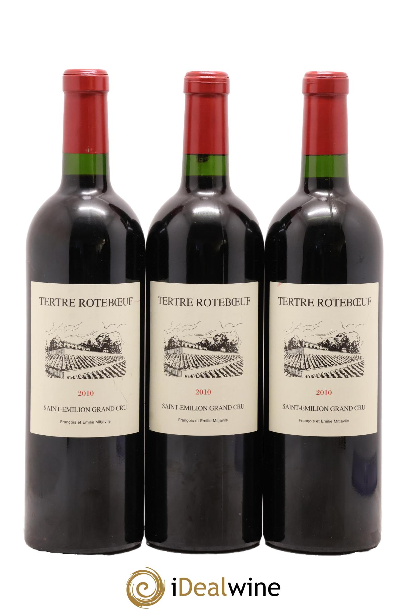 Château Tertre Roteboeuf 2010 - Lot de 3 bouteilles - 0