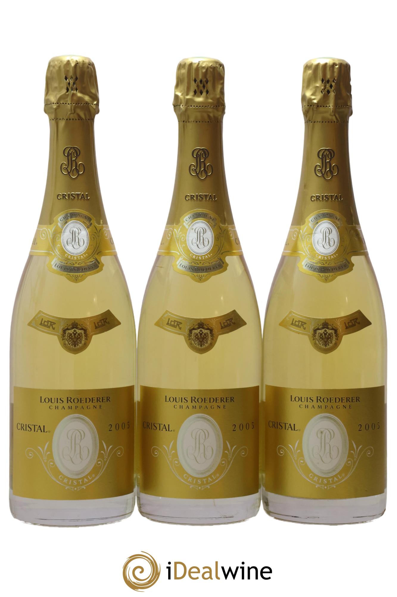 Cristal Louis Roederer 2005 - Lot de 3 bouteilles - 0