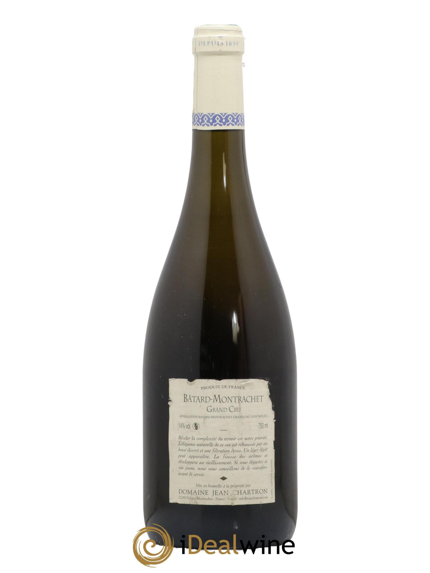 Bâtard-Montrachet Grand Cru Jean Chartron (Domaine) 2009 - Posten von 1 Flasche - 1