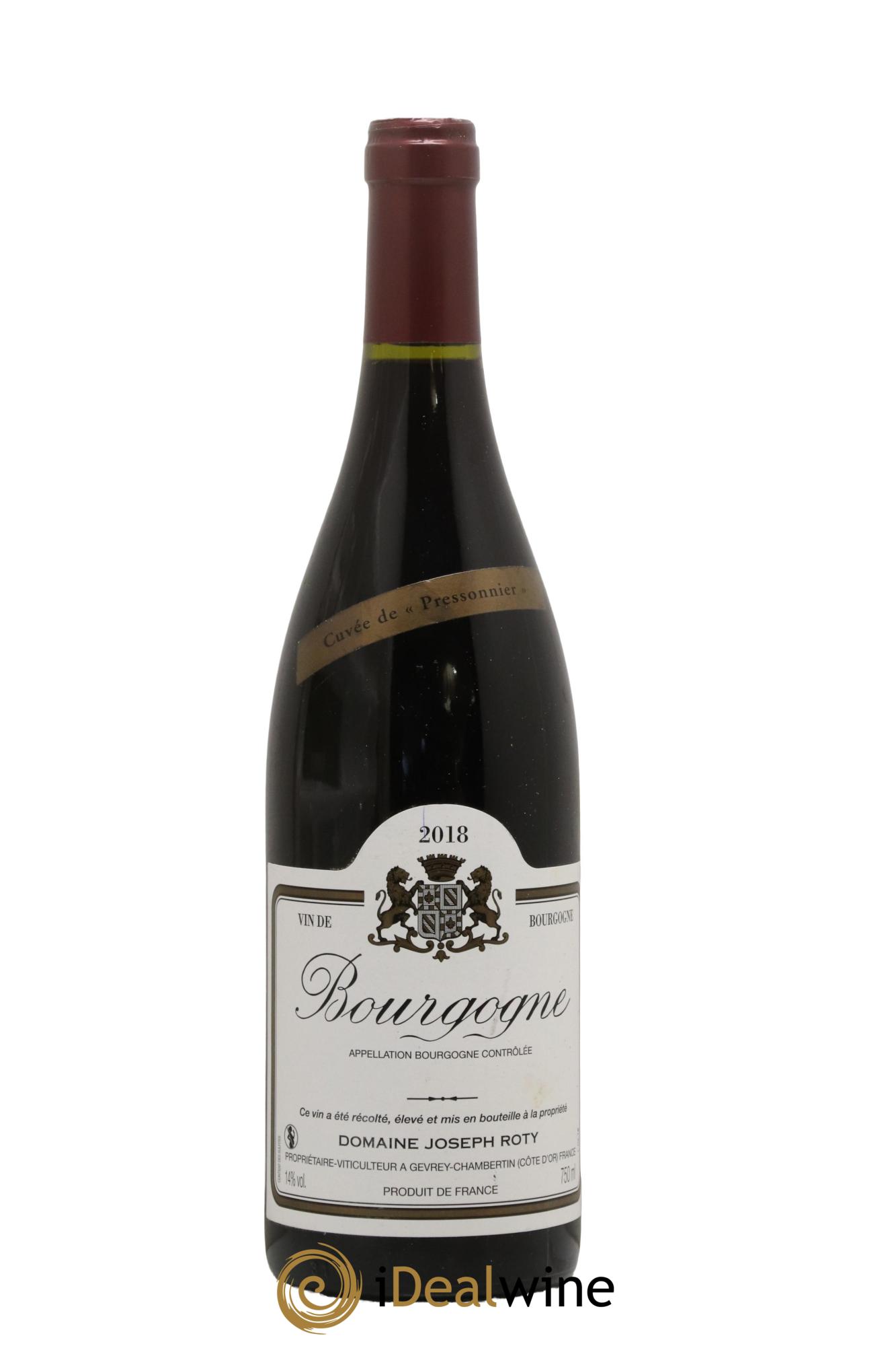 Bourgogne Cuvée de Pressonnier Joseph Roty (Domaine) 2018 - Lot de 1 bouteille - 0