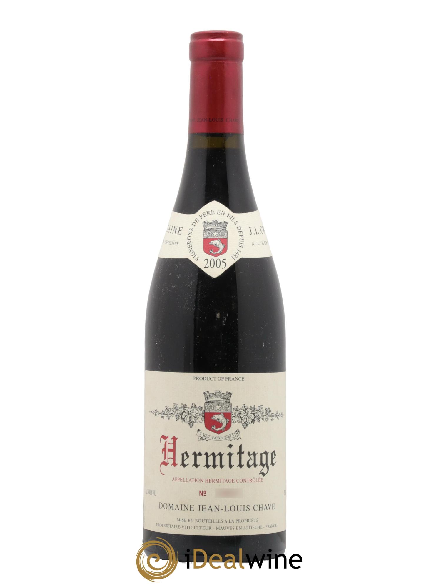 Hermitage Jean-Louis Chave 2005 - Lot de 1 bouteille - 0