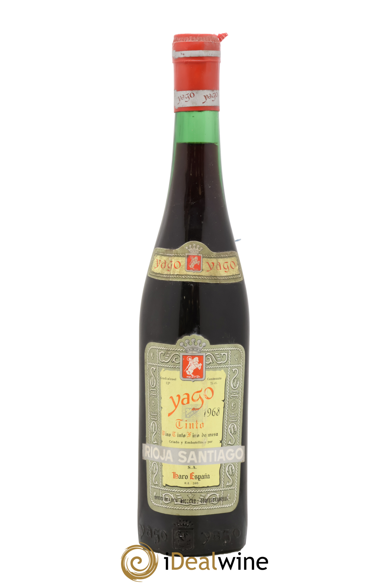 Rioja DOCA Tinto Santiago Yago 1968 - Posten von 1 Flasche - 0