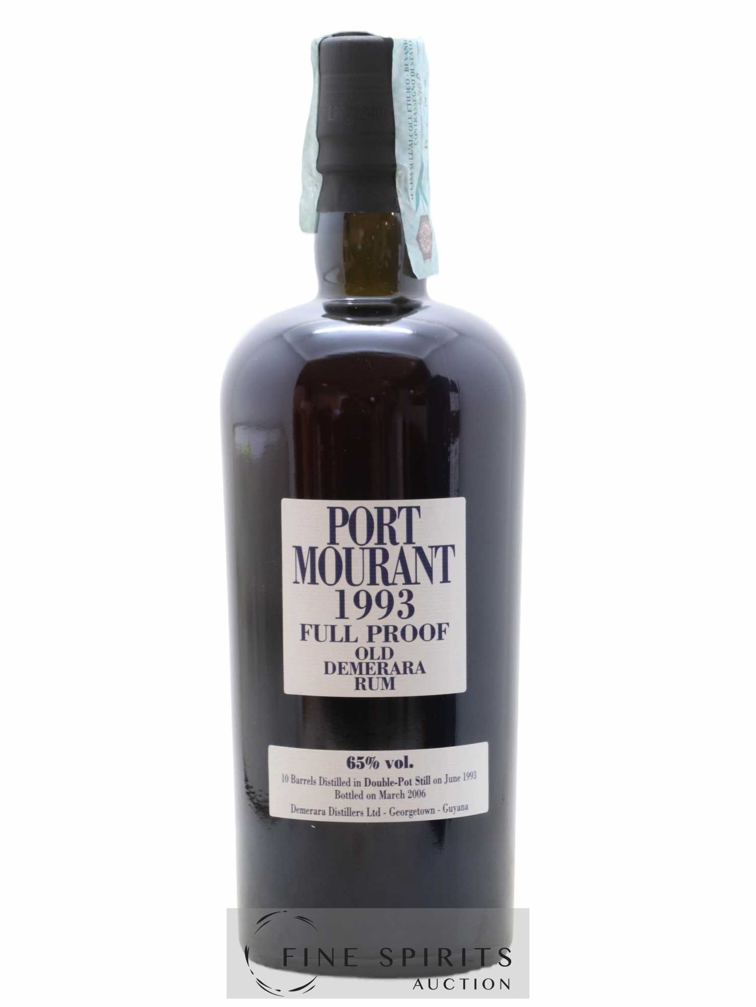 Port Mourant 13 years 1993 Velier Full Proof Barrels PM - One of 2994 - bottled in 2006 - Lot of 1 bottle - 1