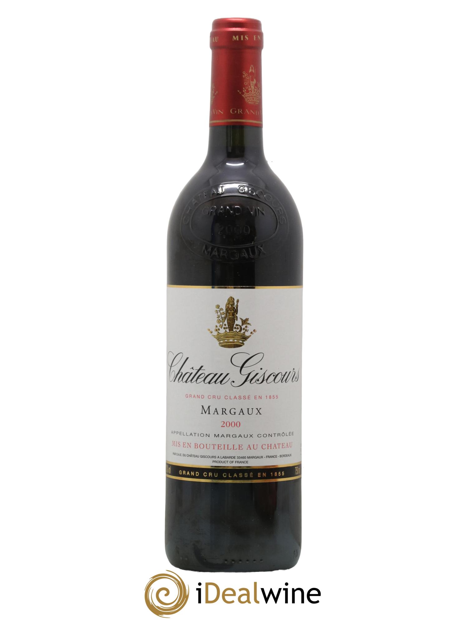 Château Giscours 3ème Grand Cru Classé 2000 - Lot de 1 bouteille - 0